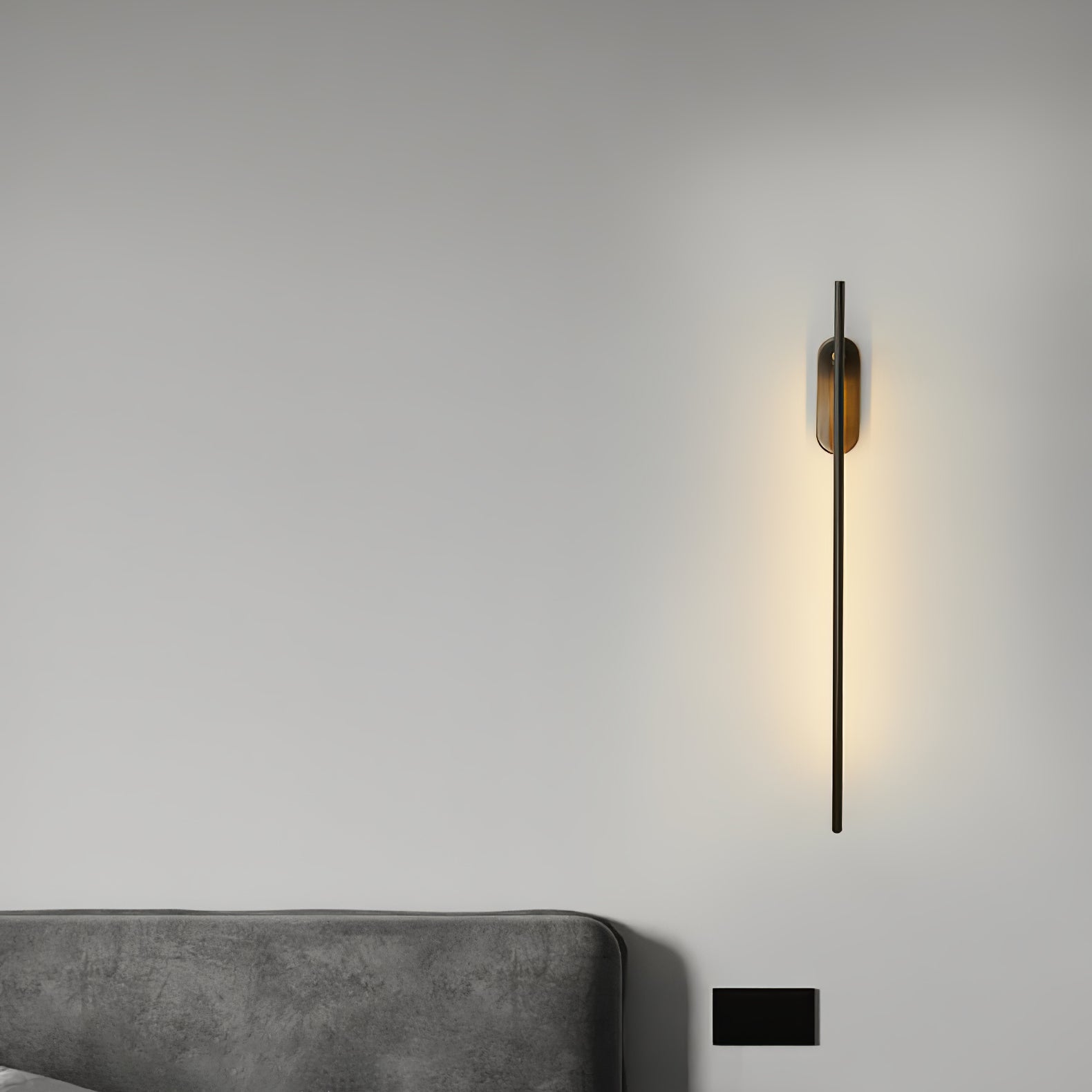 Marissa Stick Shaped Brass Sconce Wall lamp-Neutral Decor