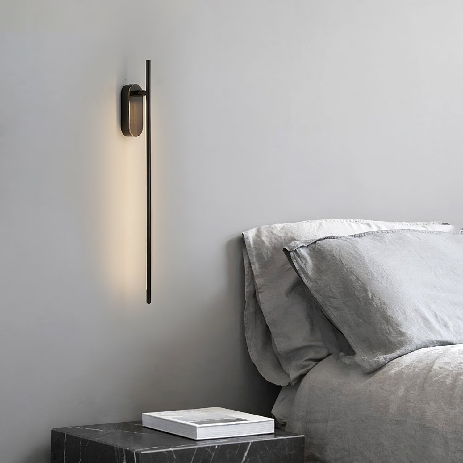 Marissa Stick Shaped Brass Sconce Wall lamp-Neutral Decor