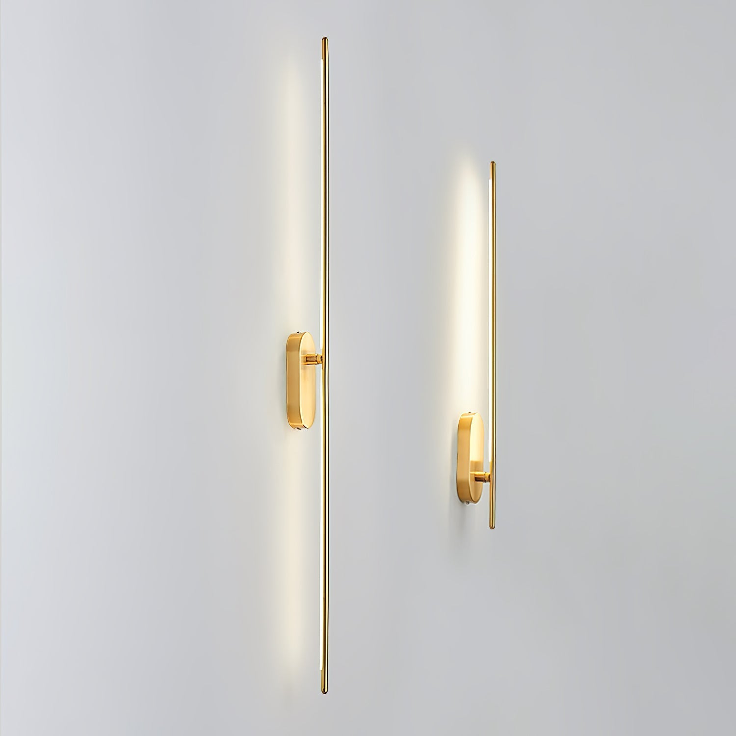Marissa Stick Shaped Brass Sconce Wall lamp-Neutral Decor