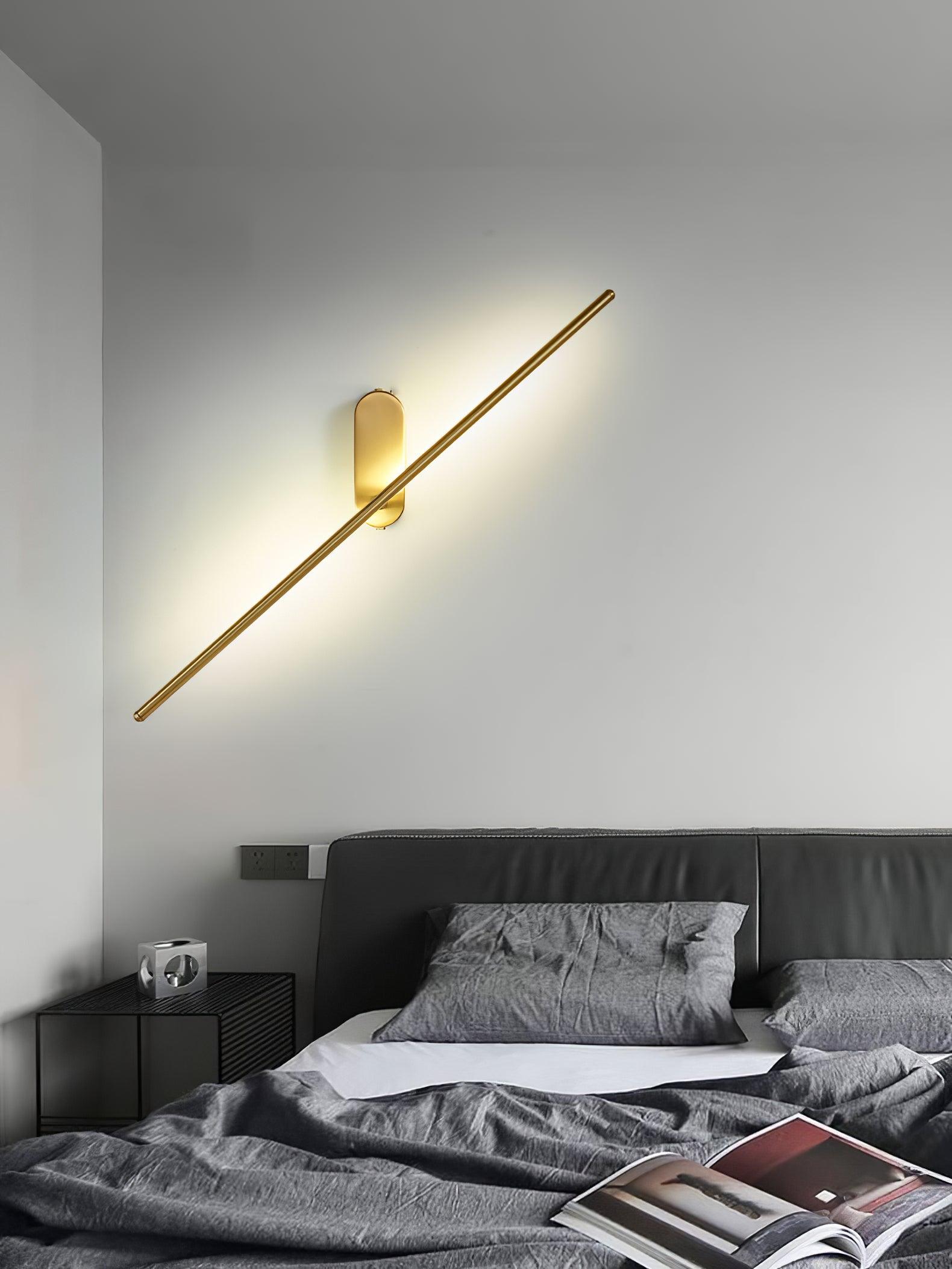 Marissa Stick Shaped Brass Sconce Wall lamp-Neutral Decor