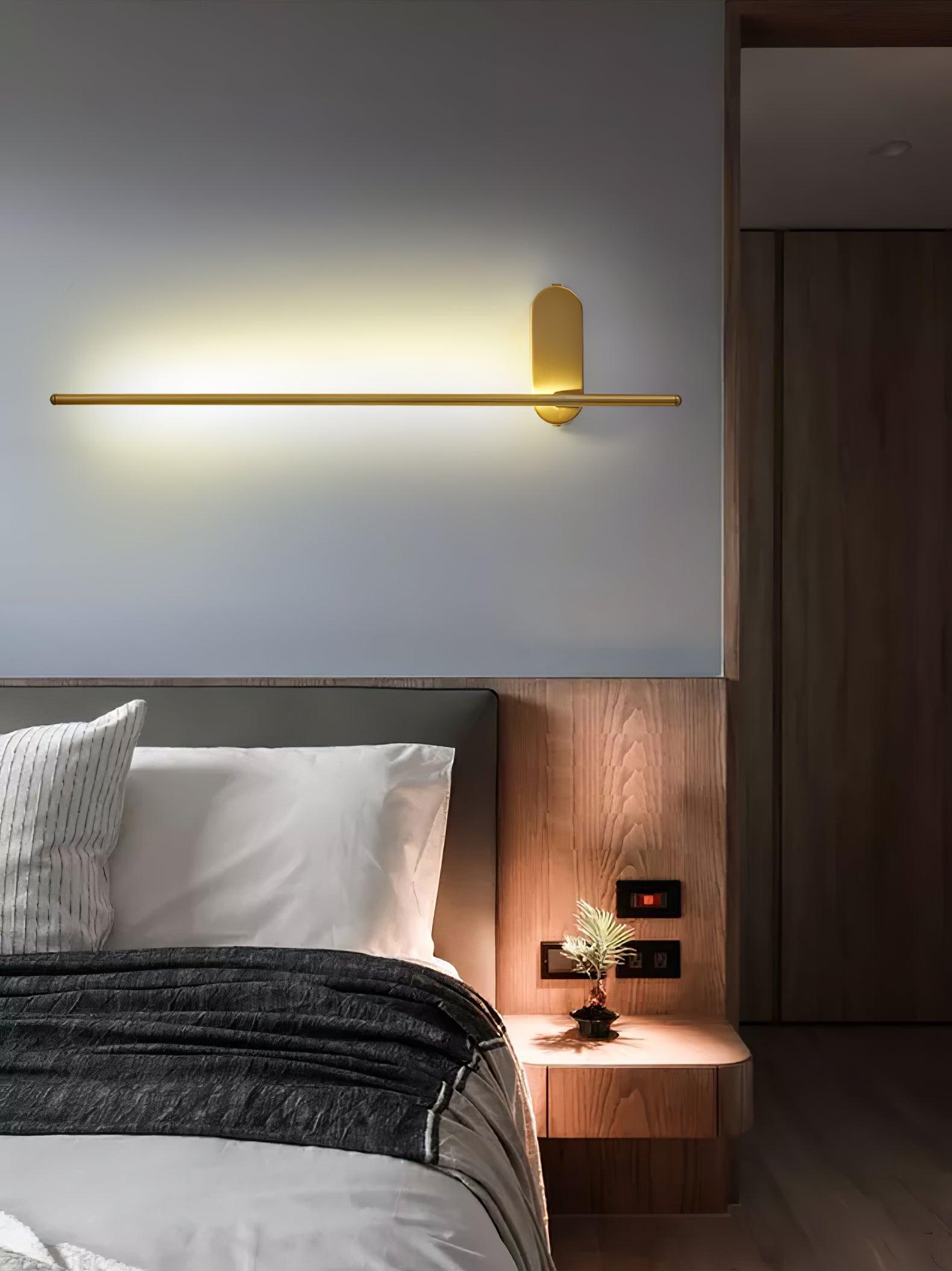 Marissa Stick Shaped Brass Sconce Wall lamp-Neutral Decor