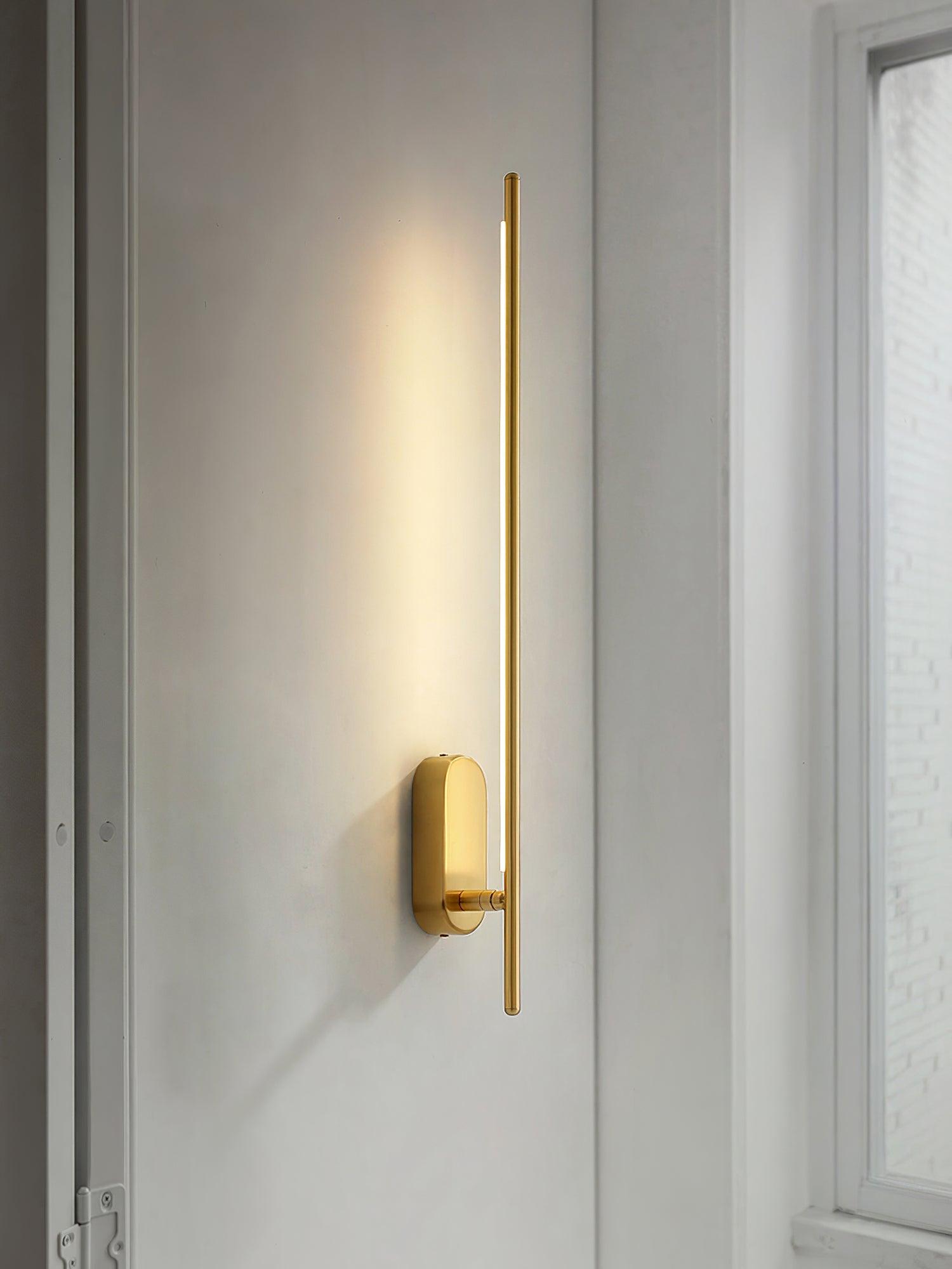 Marissa Stick Shaped Brass Sconce Wall lamp-Neutral Decor