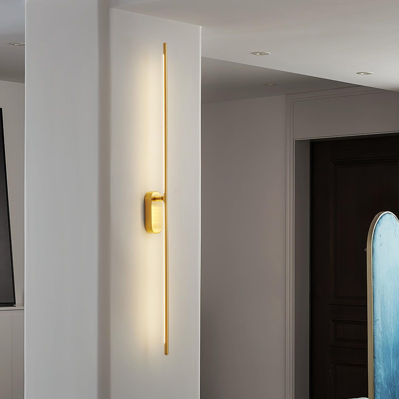 Marissa Stick Shaped Brass Sconce Wall lamp-Neutral Decor