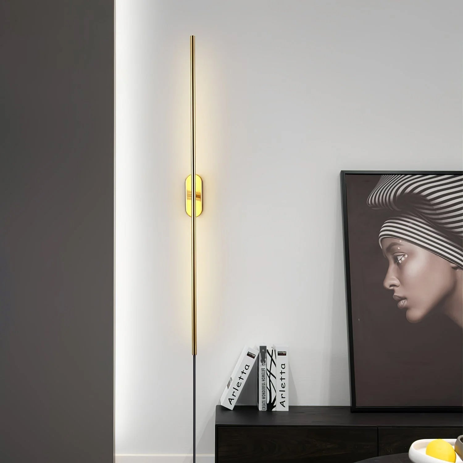 Vrysl Wall Lamp Stick Plug In Minimalist-Neutral Decor