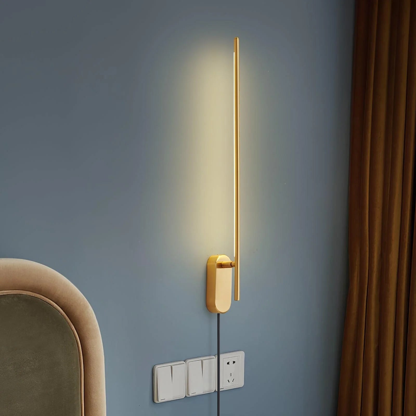 Vrysl Wall Lamp Stick Plug In Minimalist-Neutral Decor