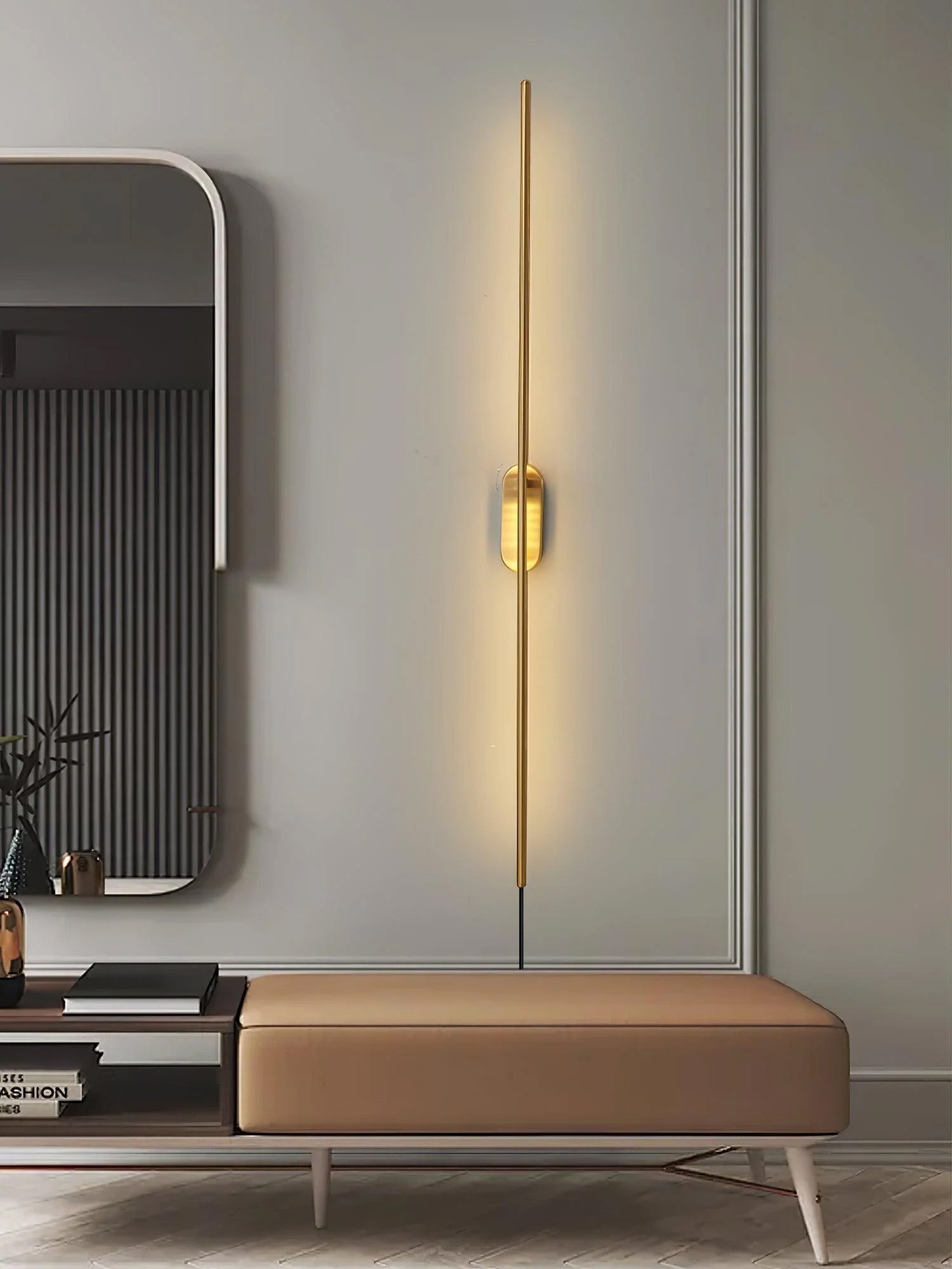 Vrysl Wall Lamp Stick Plug In Minimalist-Neutral Decor