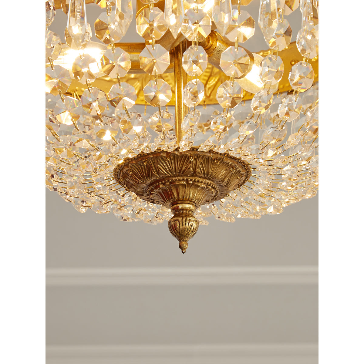 Stinnett Ceiling Lamp as a centerpiece lighting fixture.