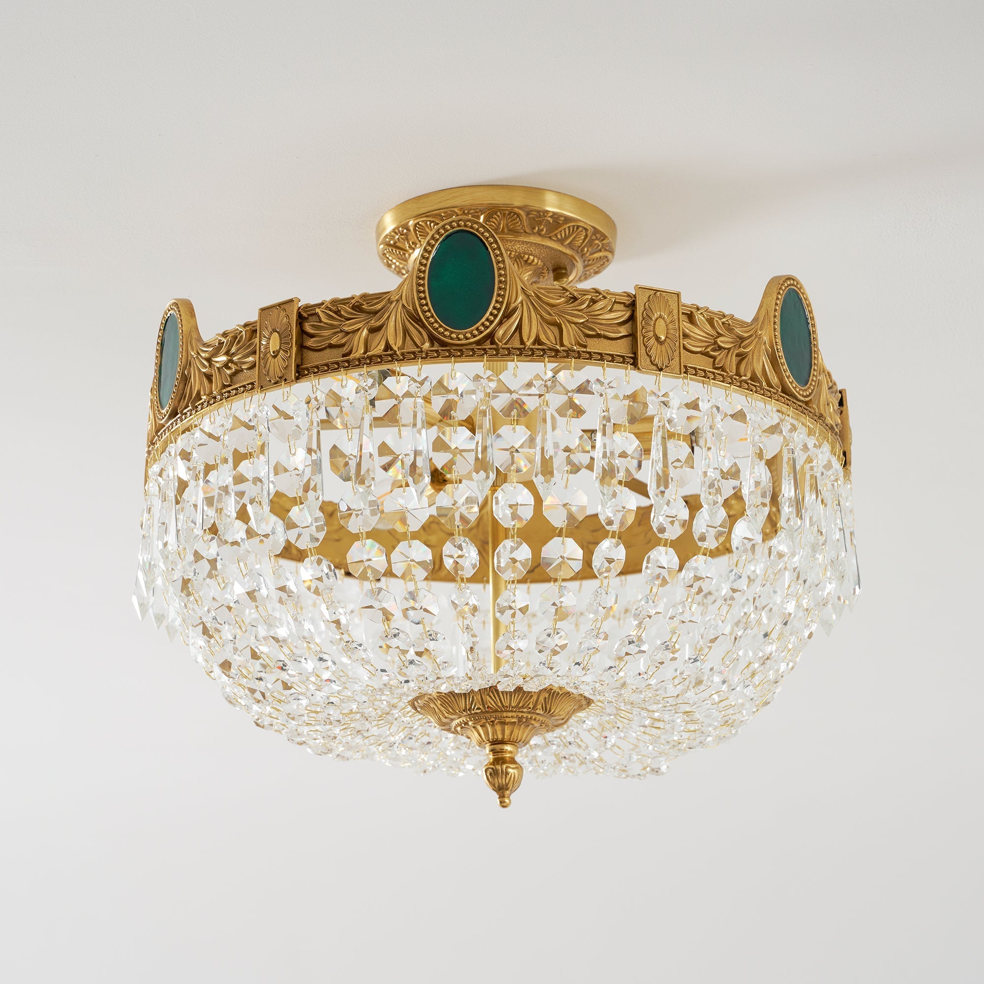 Top-down view of the Stinnett Ceiling Lamp.