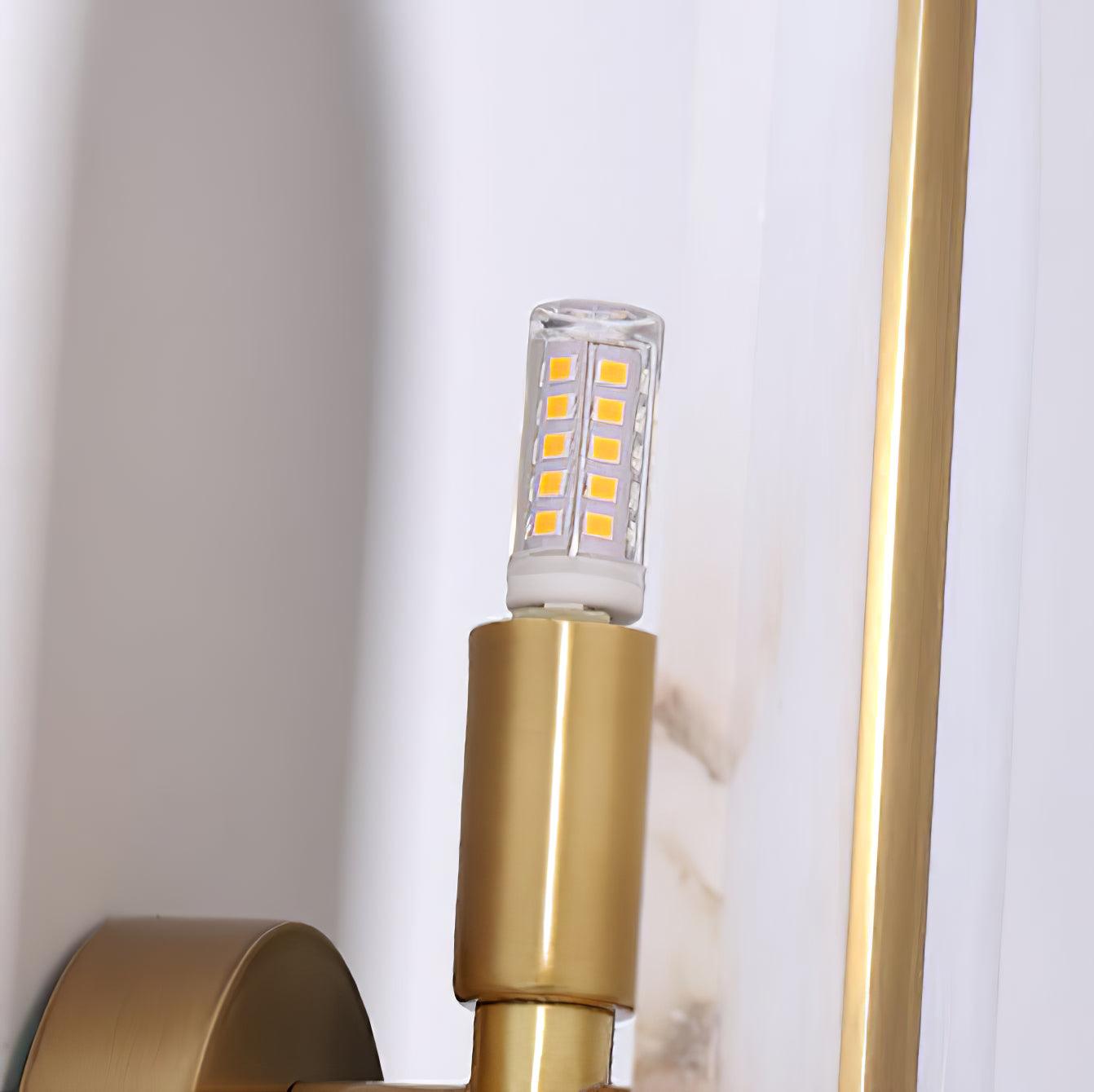 Calura Alabaster Double Light Wall Lamp-Neutral Decor
