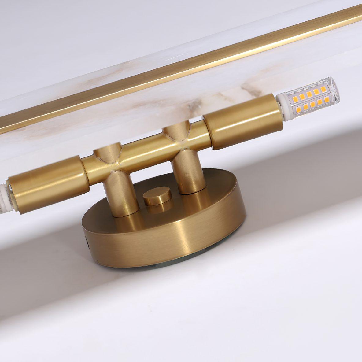 Calura Alabaster Double Light Wall Lamp-Neutral Decor