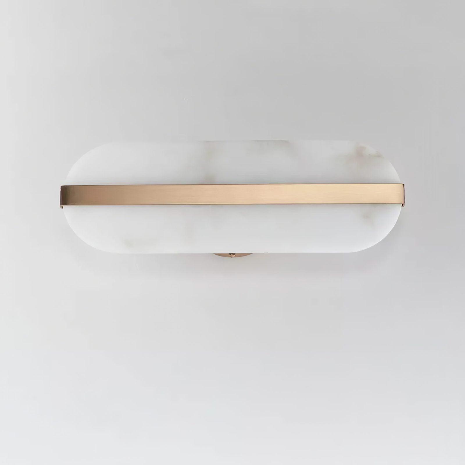 Calura Alabaster Double Light Wall Lamp-Neutral Decor