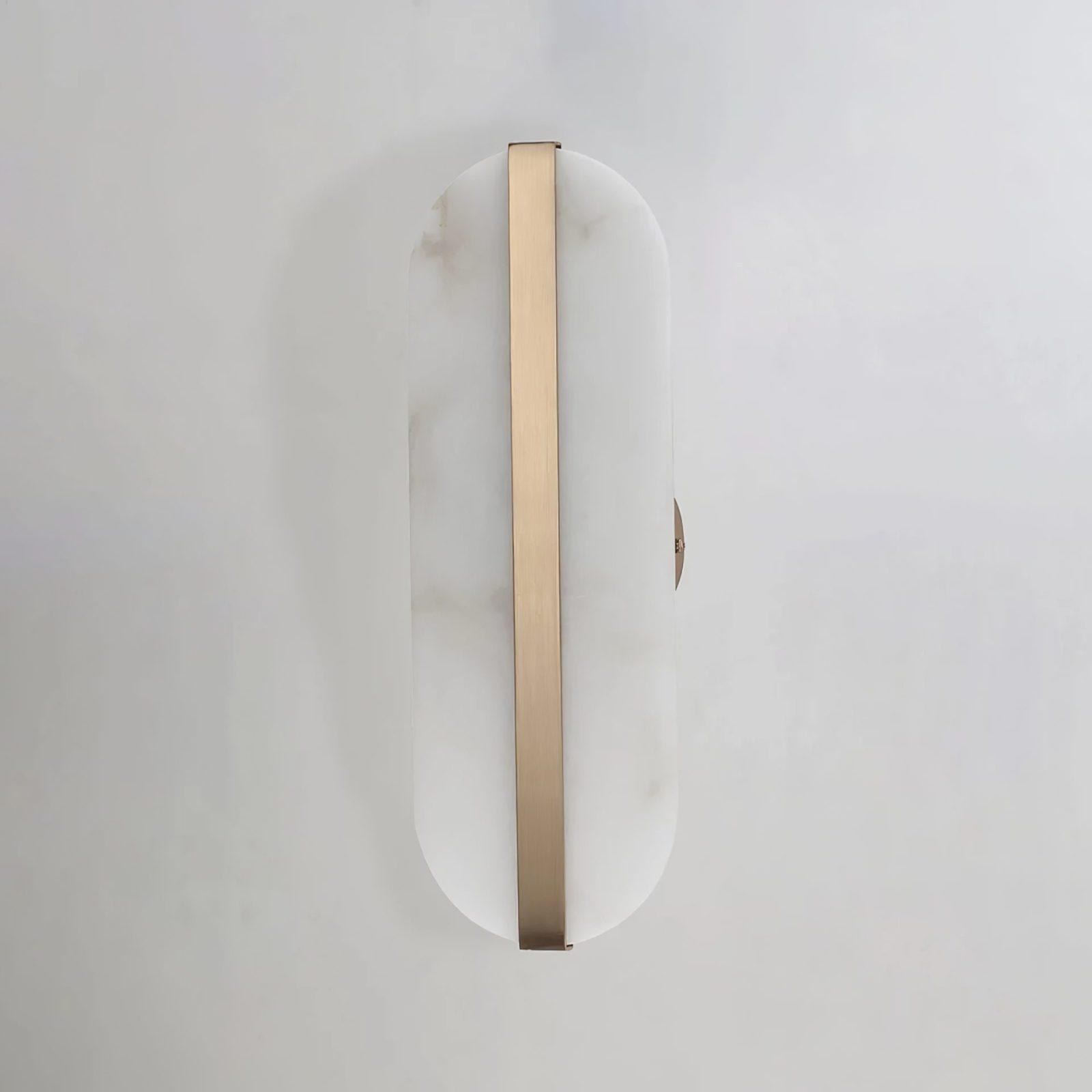 Calura Alabaster Double Light Wall Lamp-Neutral Decor