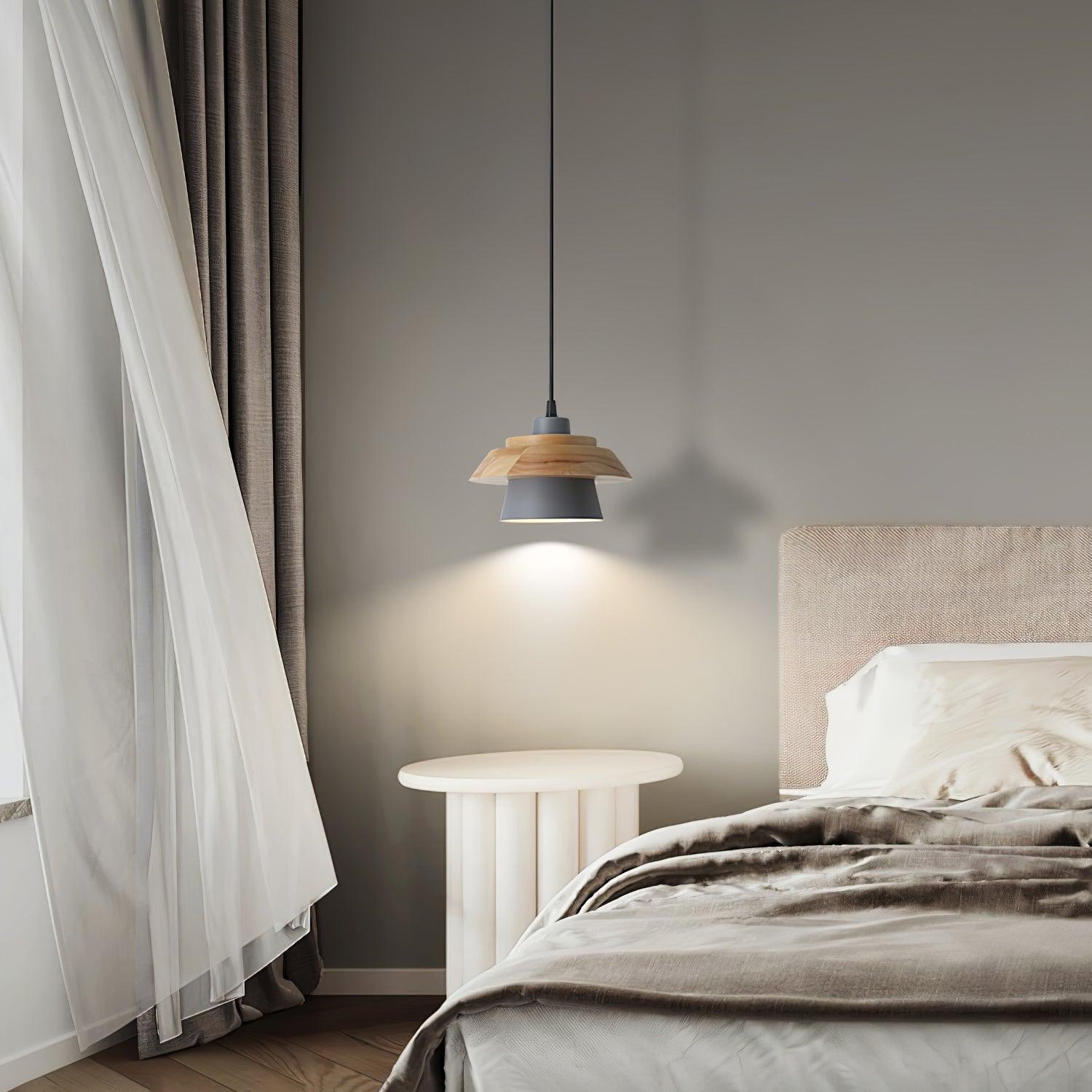 Nadro Modern Wood Pendant Lamp-Neutral Decor