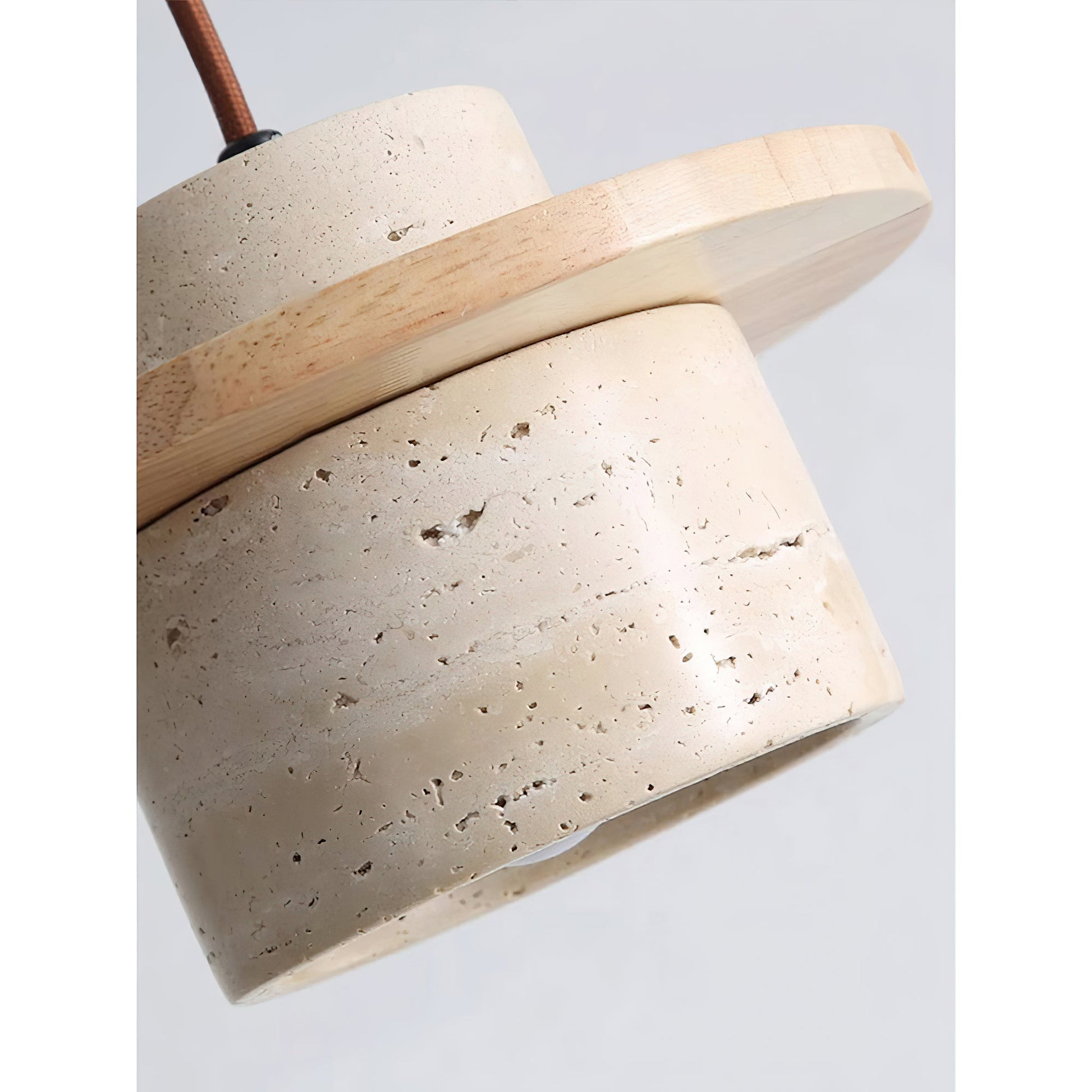 Dimensions and scale of the Stonova Duo Pendant Lamp.