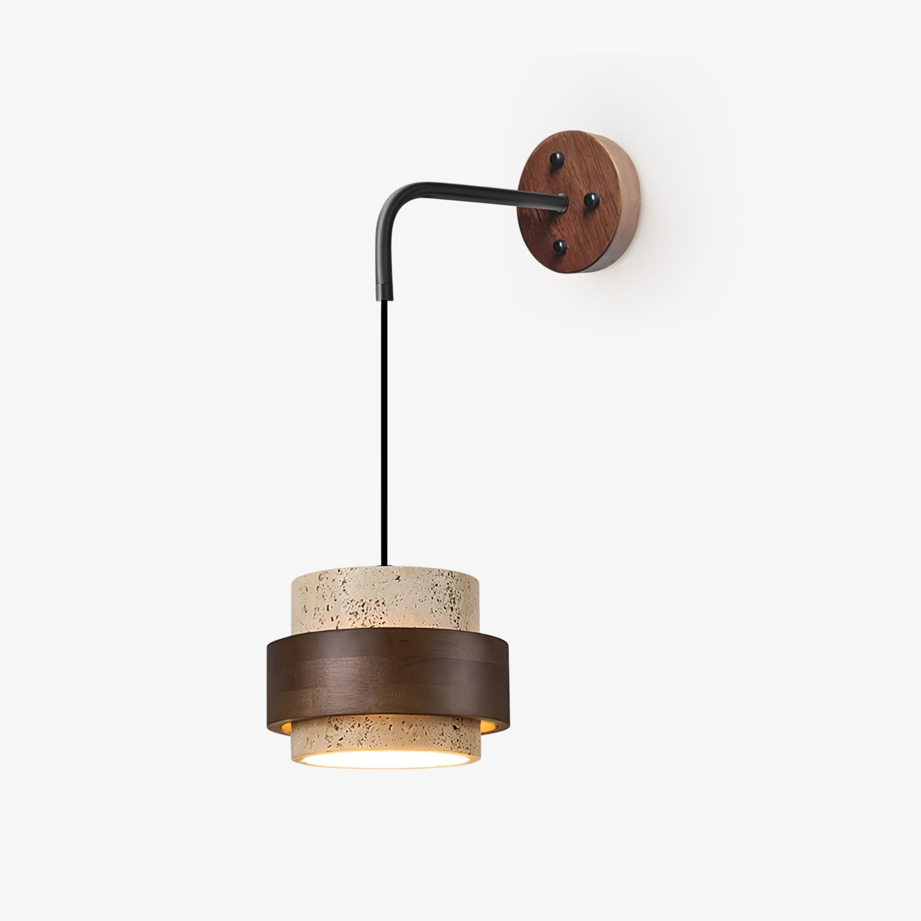 Alva Travertine Wall Light-Neutral Decor