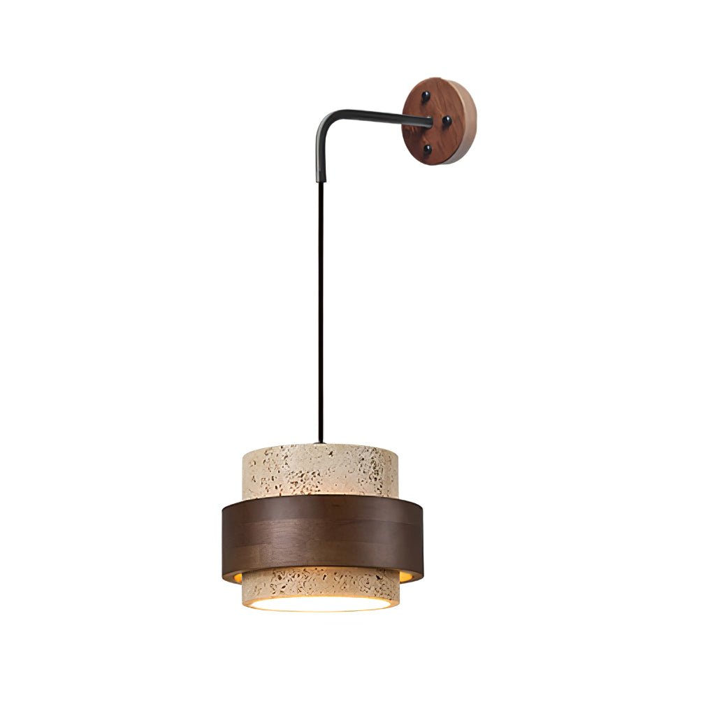 Alva Travertine Wall Light-Neutral Decor