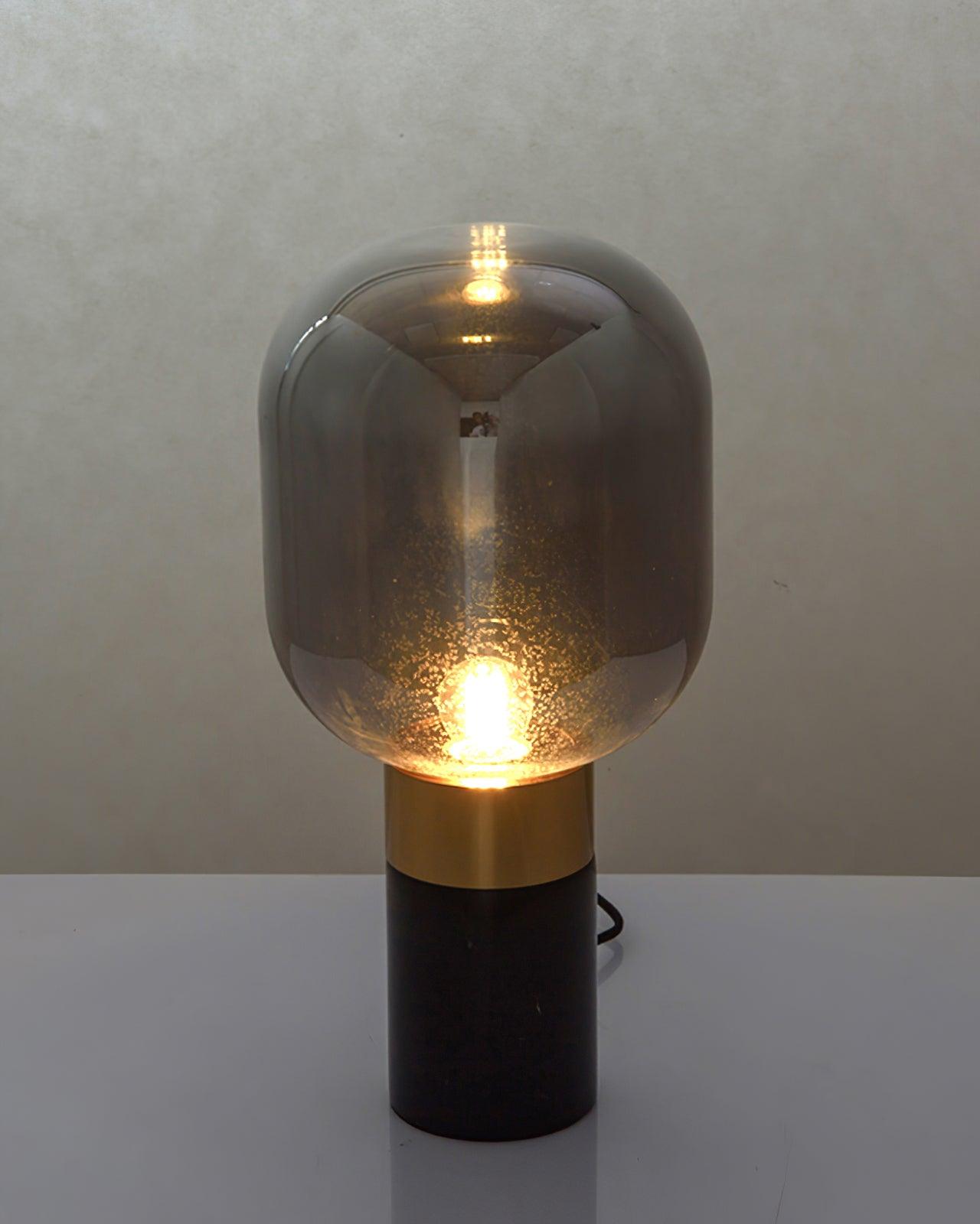 Aurdoren Minimalist Marble Glass Desk Lamp-Neutral Decor
