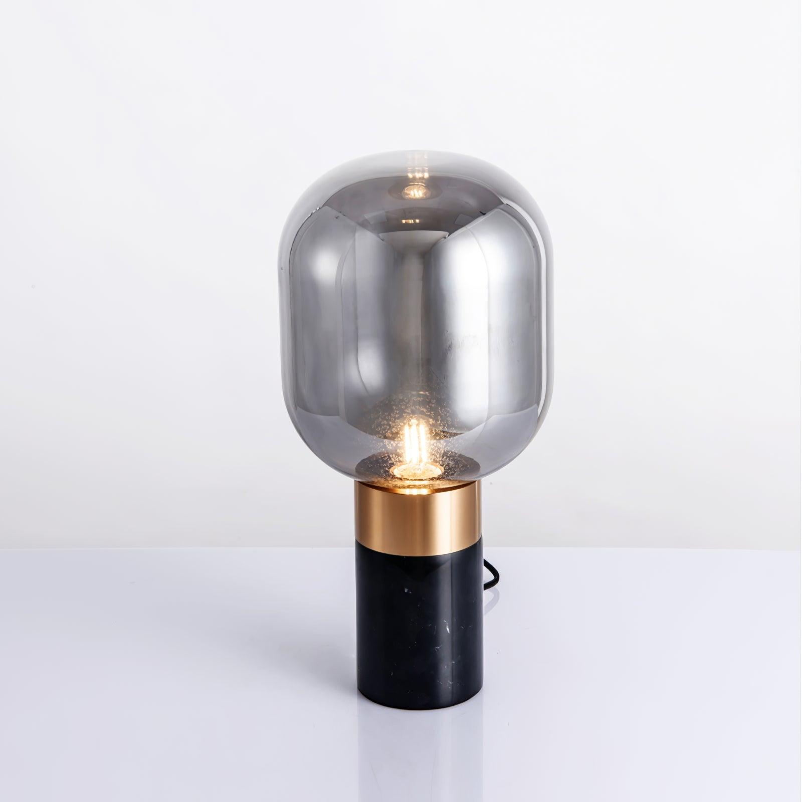 Aurdoren Minimalist Marble Glass Desk Lamp-Neutral Decor