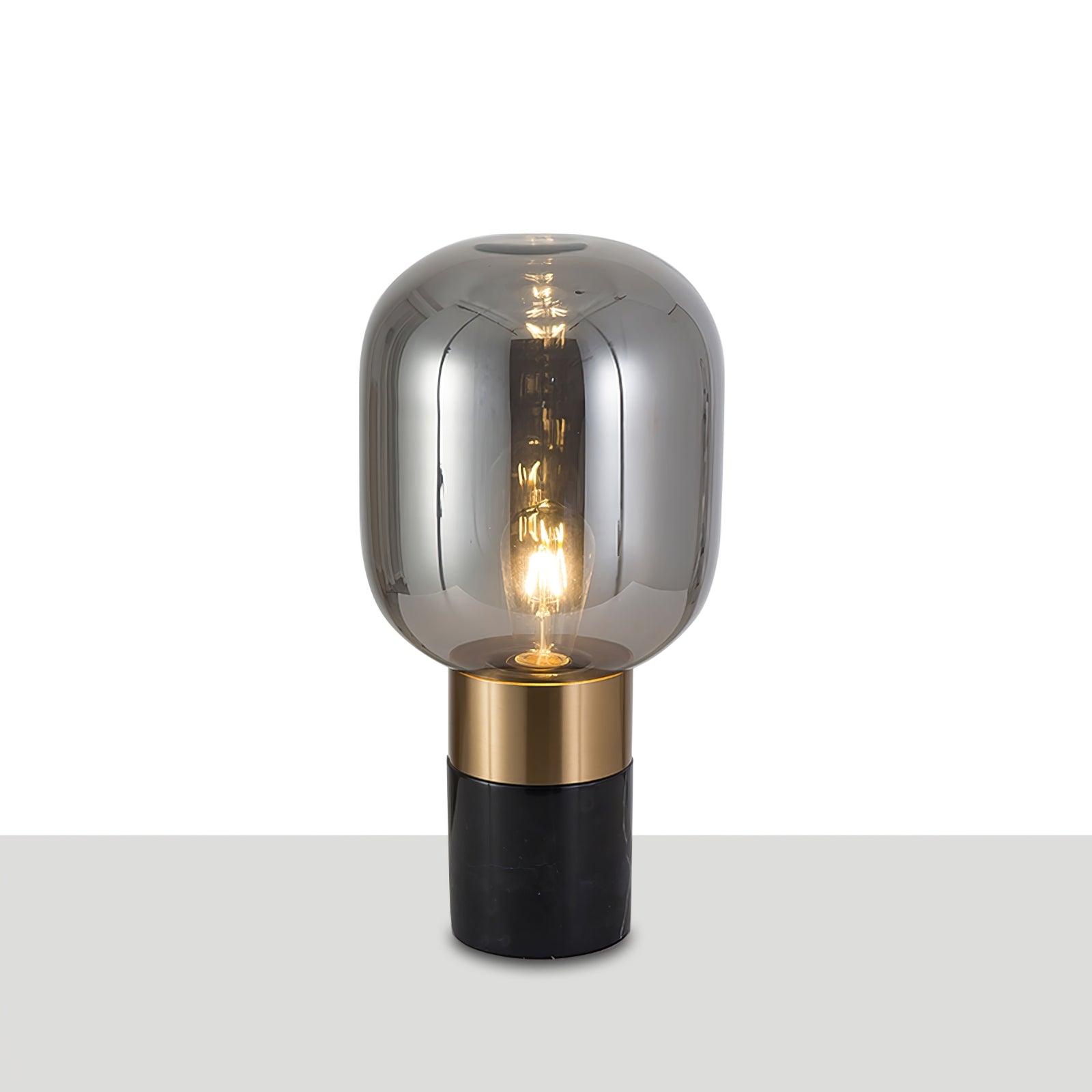 Aurdoren Minimalist Marble Glass Desk Lamp-Neutral Decor