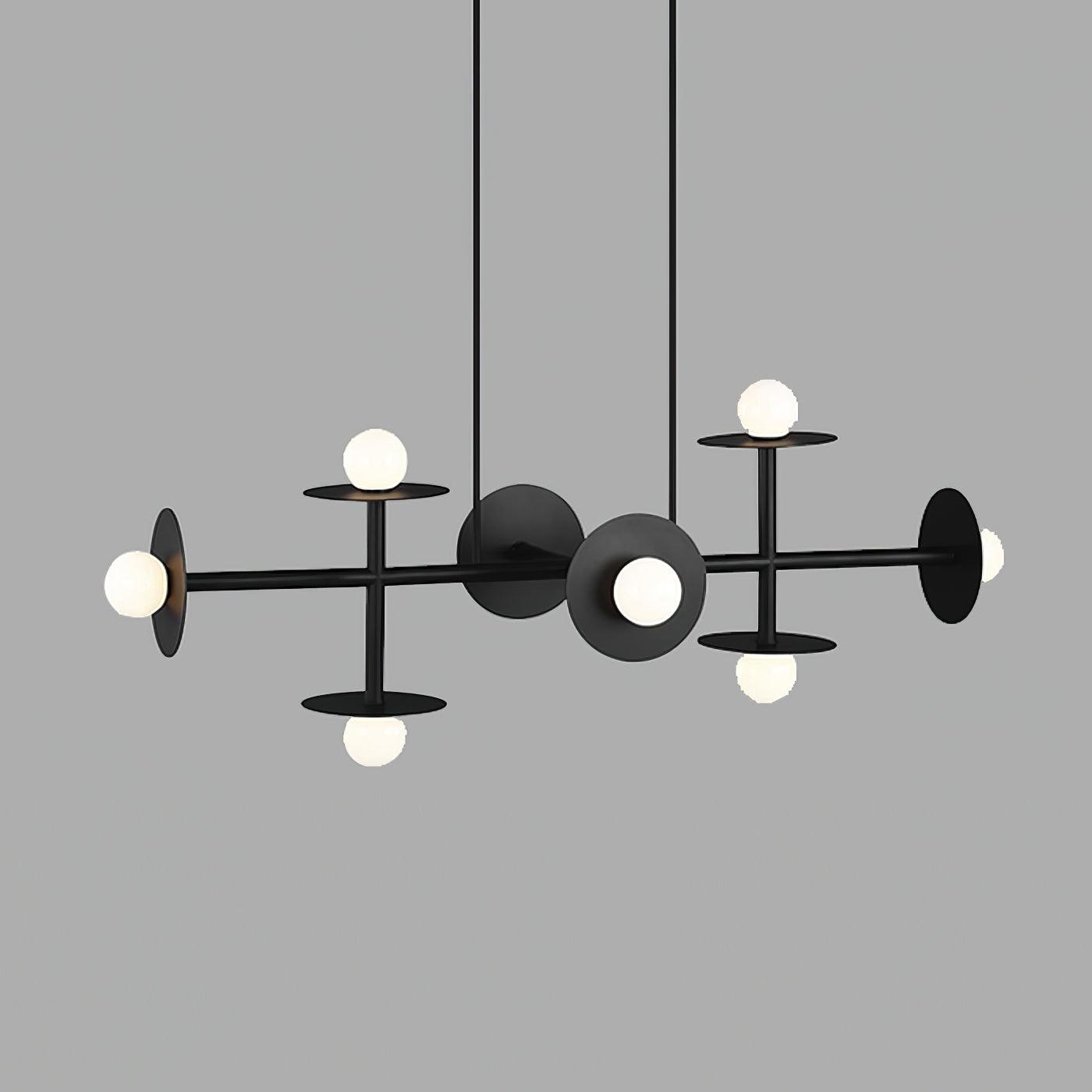 Lustra Strada Chandelier Brass Glass Geometric-Neutral Decor