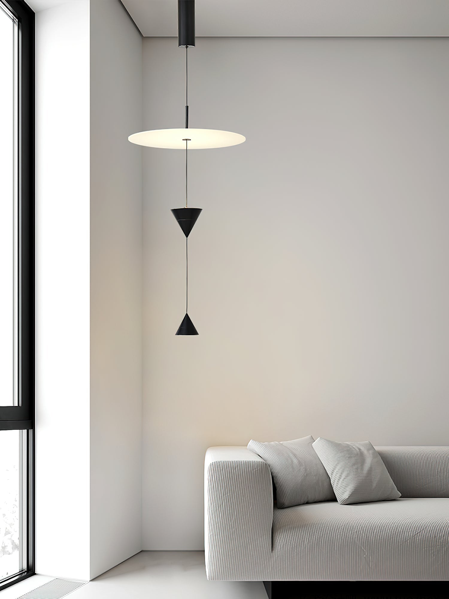 Hosian Minimalist Acrylic Pendant Lamp-Neutral Decor