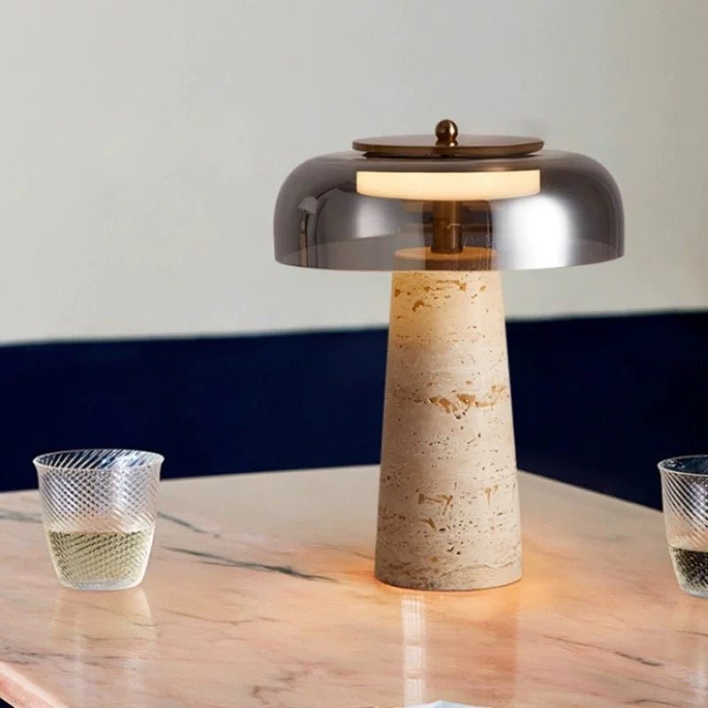 Strata Table Lamp-Neutral Decor