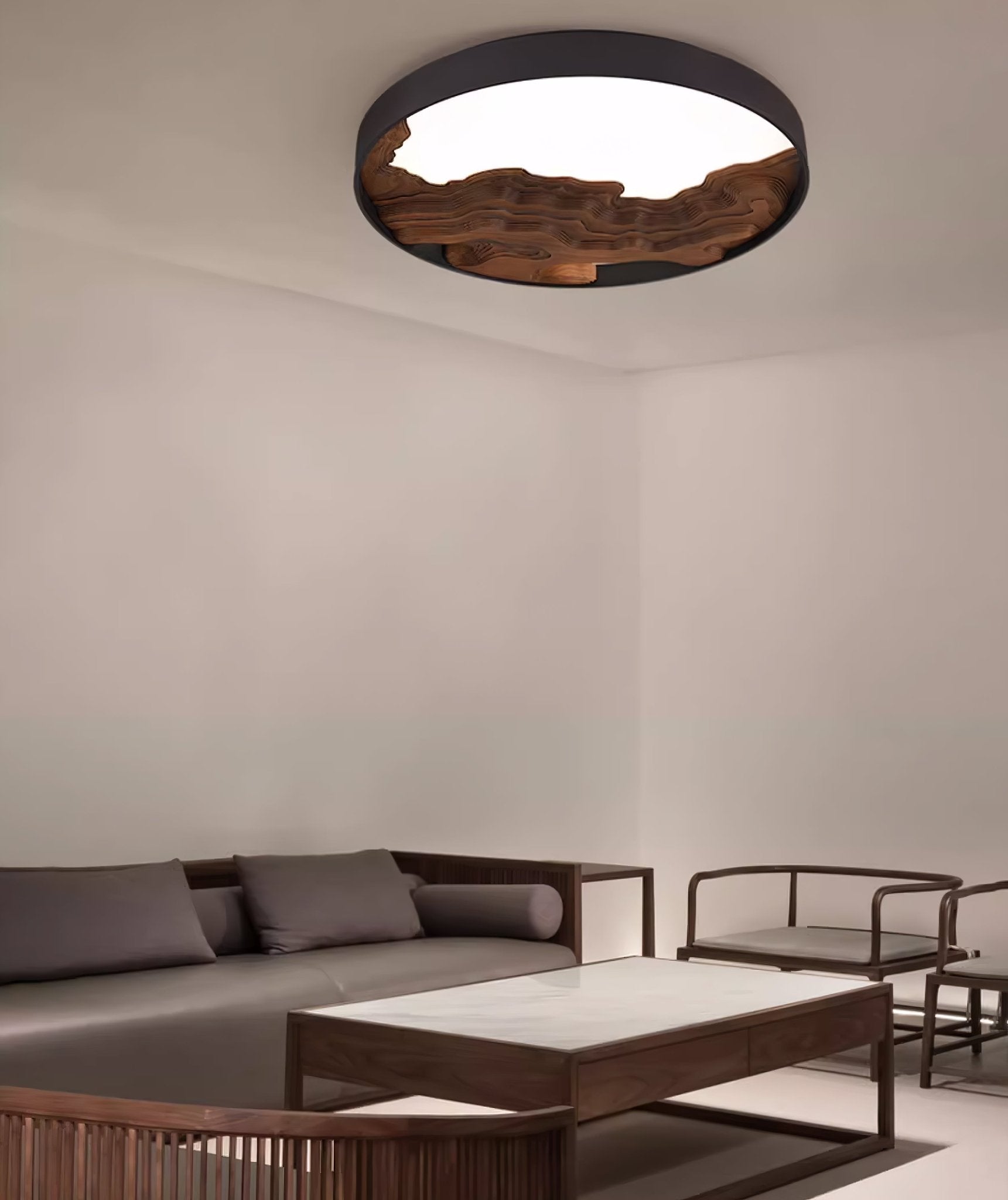 Lustra Ceiling Light Wood Oriental Natural-Neutral Decor