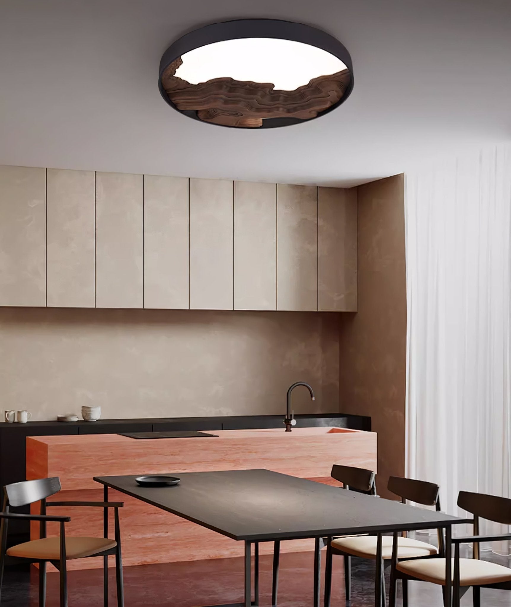Lustra Ceiling Light Wood Oriental Natural-Neutral Decor