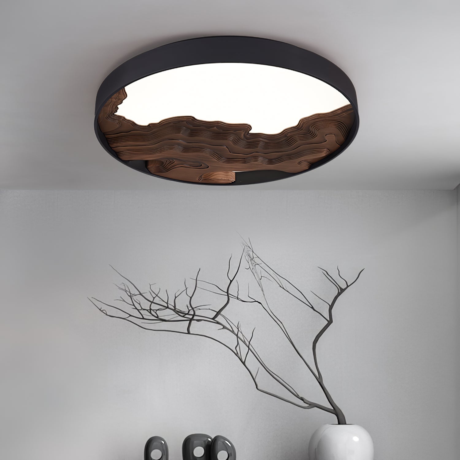 Lustra Ceiling Light Wood Oriental Natural-Neutral Decor