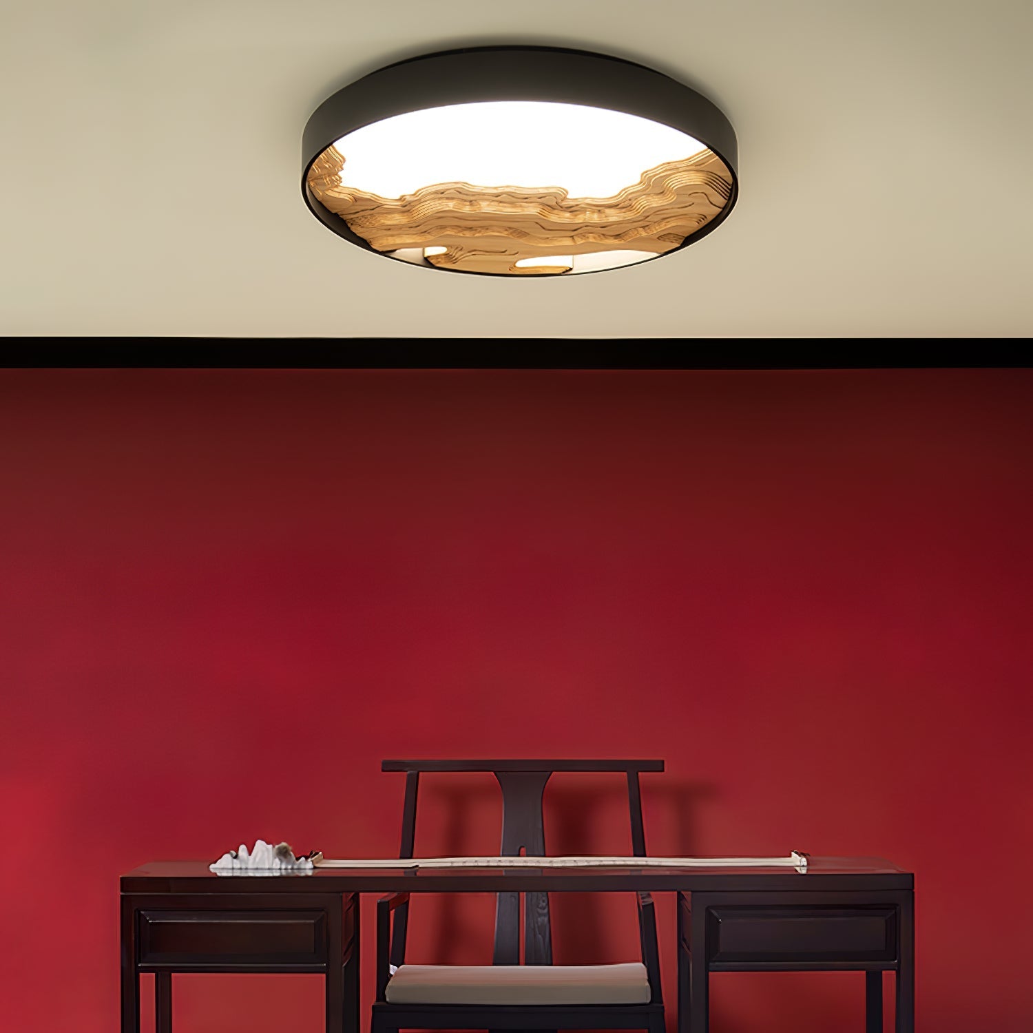 Lustra Ceiling Light Wood Oriental Natural-Neutral Decor