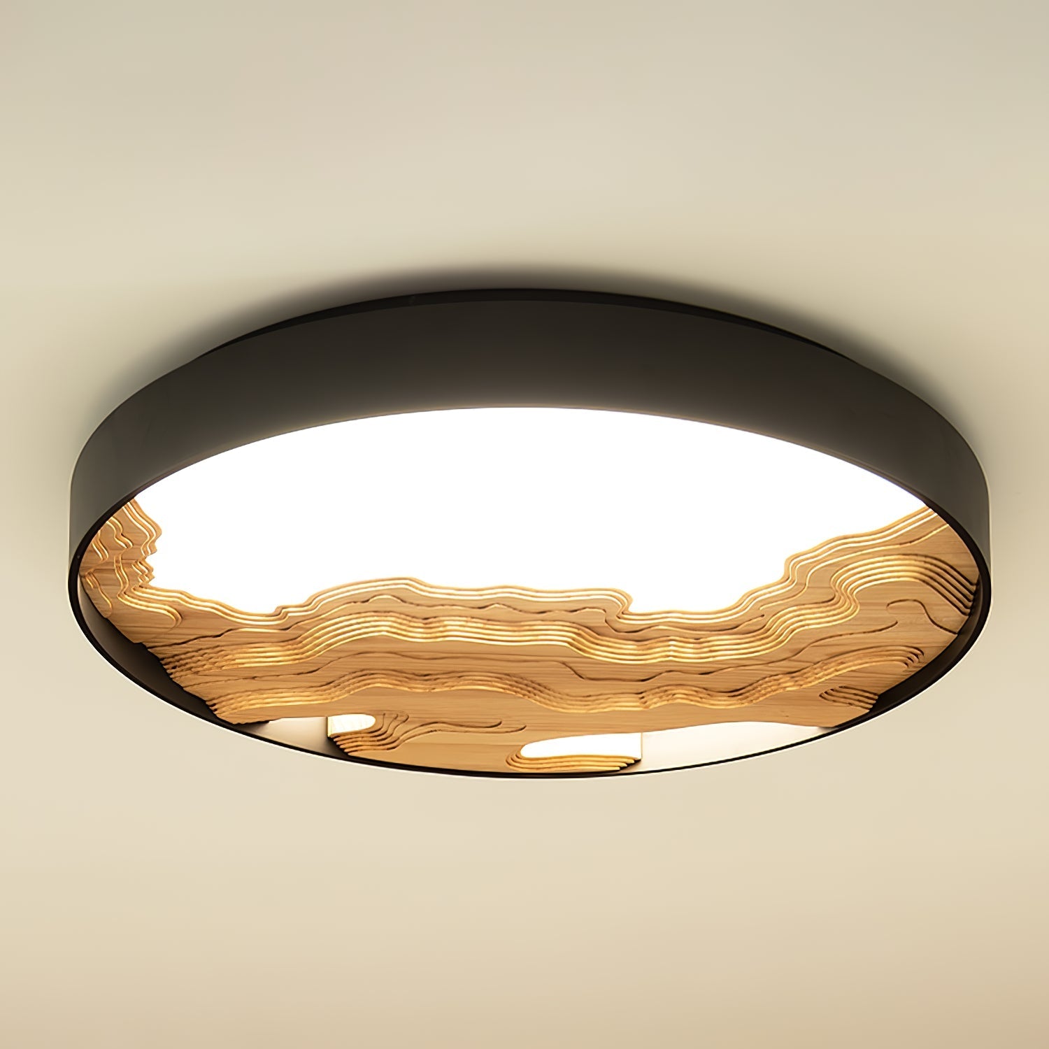 Lustra Ceiling Light Wood Oriental Natural-Neutral Decor