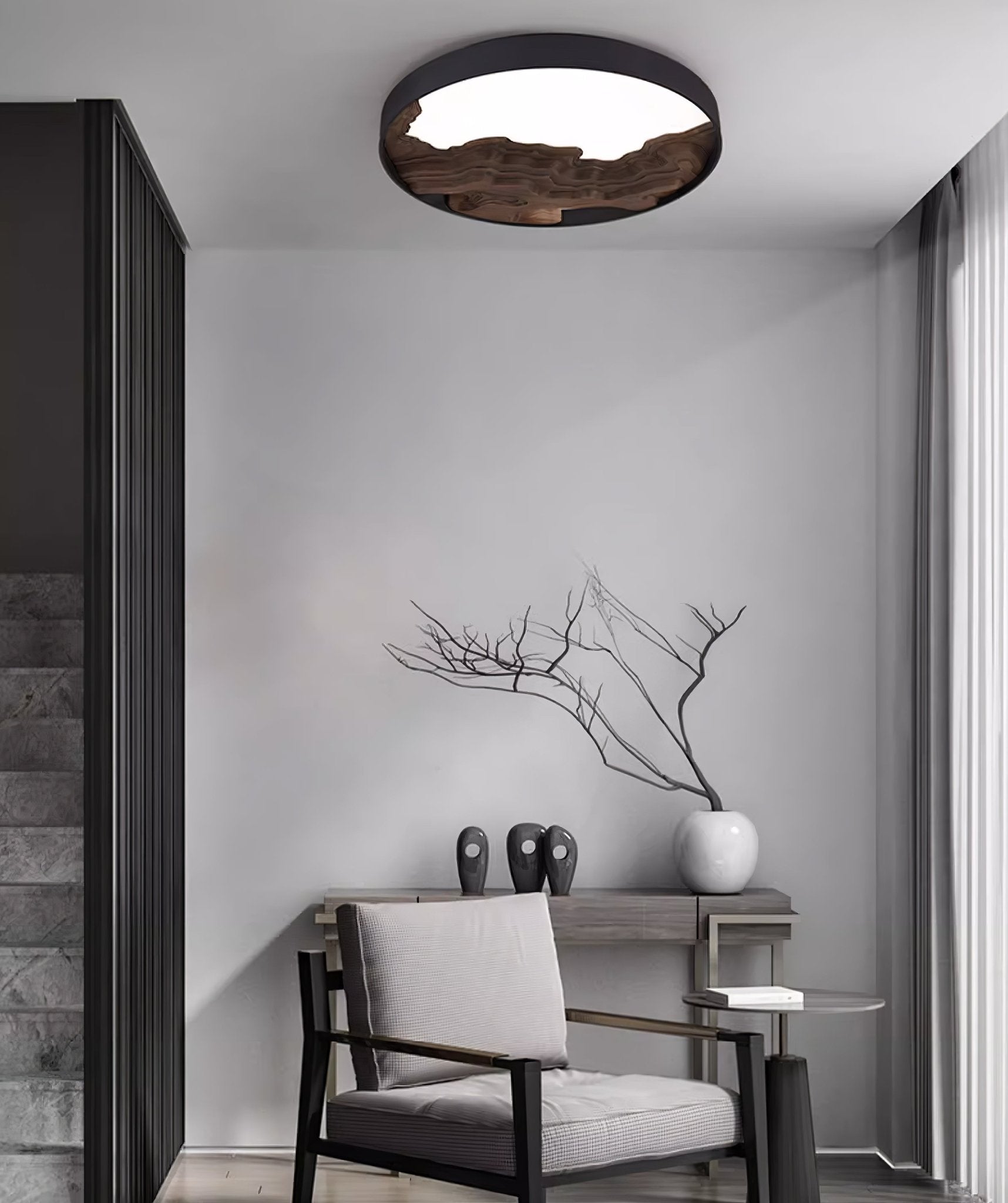Lustra Ceiling Light Wood Oriental Natural-Neutral Decor
