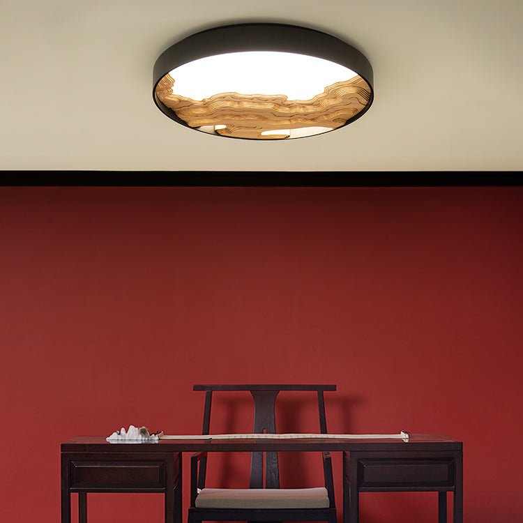 Lustra Ceiling Light Wood Oriental Natural-Neutral Decor