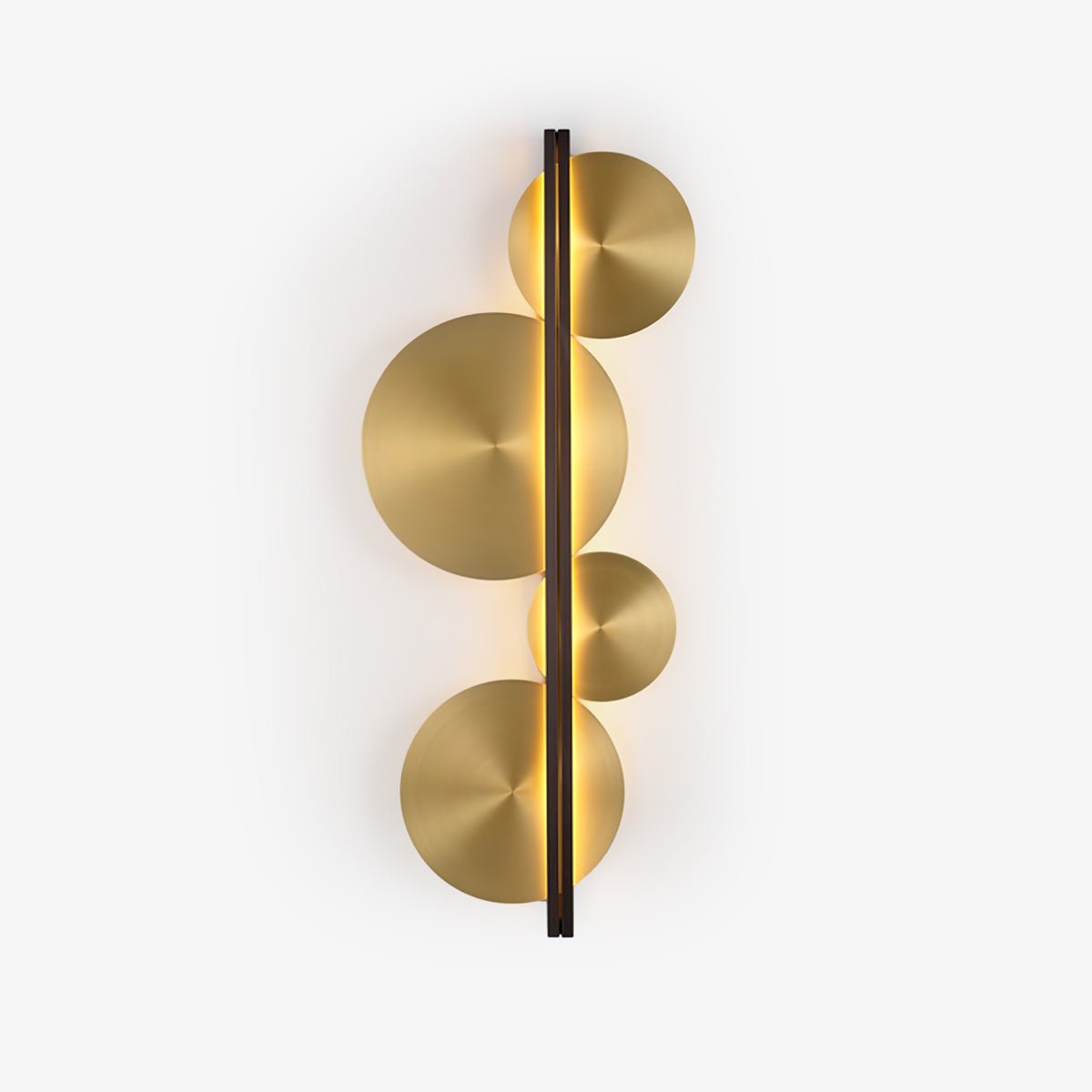 Lustra Wall Lamp Gold Circular Sculptural-Neutral Decor