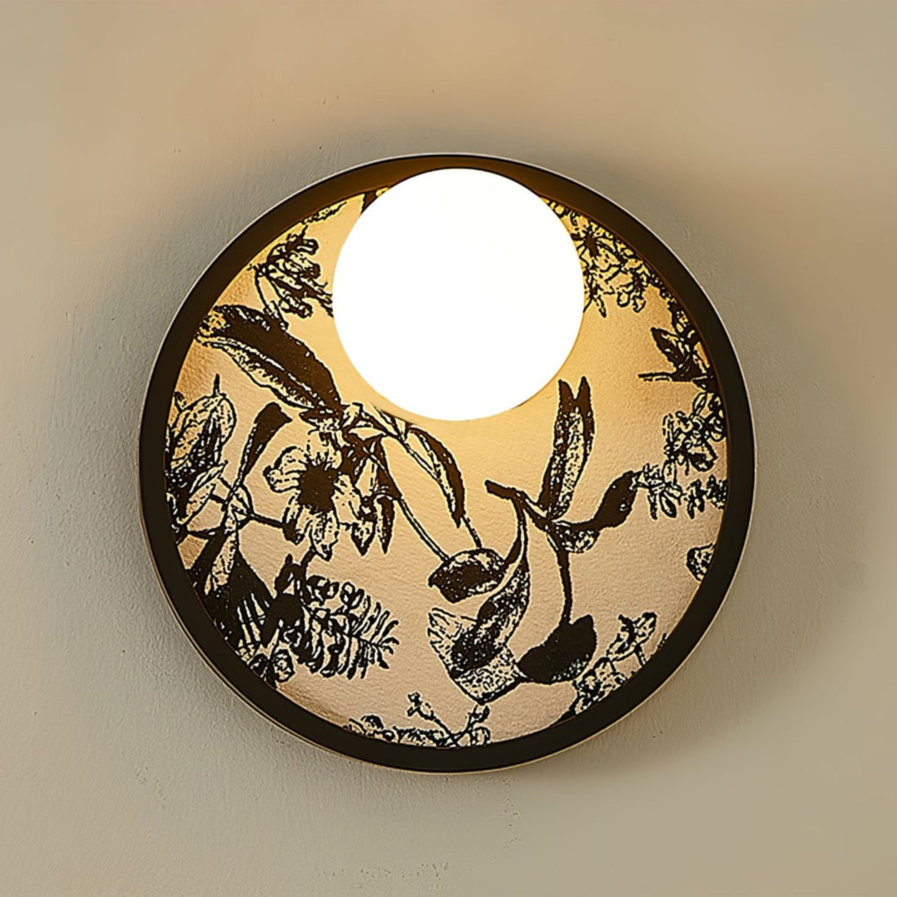 Sytala Premium Nordic Art Orbit Fabric Wall Light-Neutral Decor