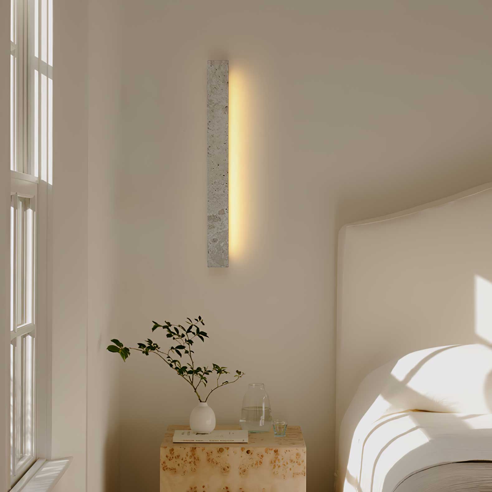 Lumor Travertine Pendant Light-Neutral Decor