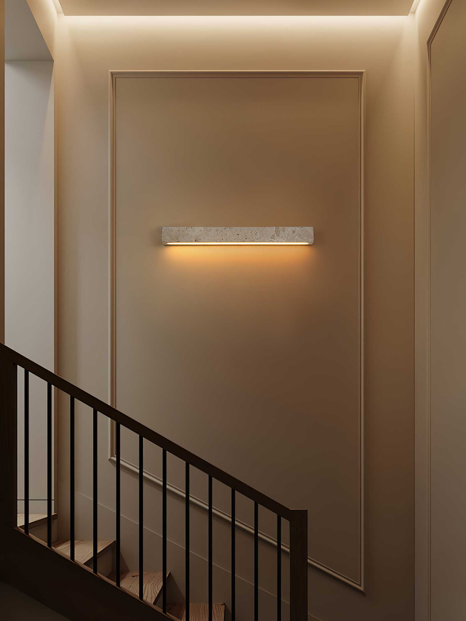 Ardora Travertine Pendant Light-Neutral Decor