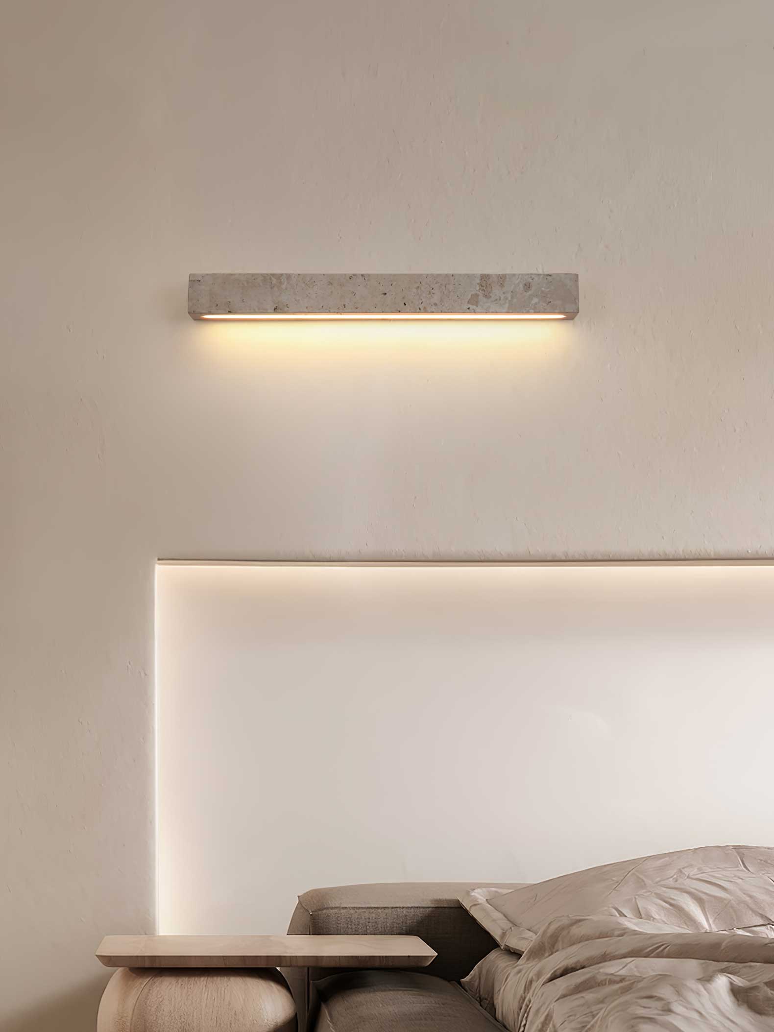 Lumor Travertine Pendant Light-Neutral Decor