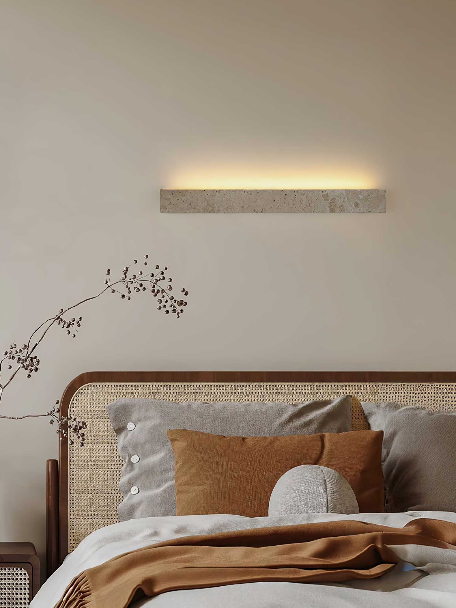 Lumor Travertine Pendant Light-Neutral Decor