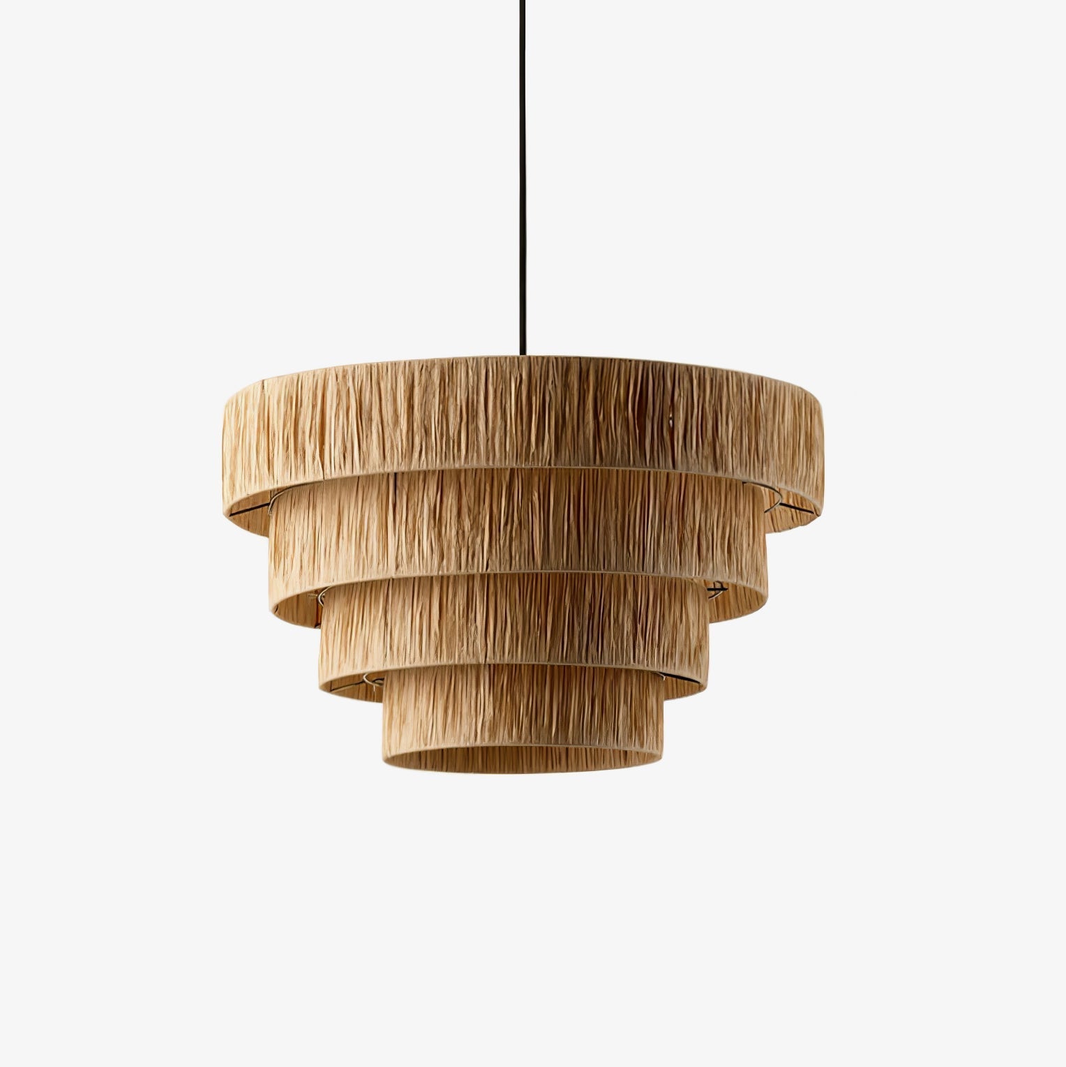 Thyra Straw Traditional Retro Pendant Light-Neutral Decor