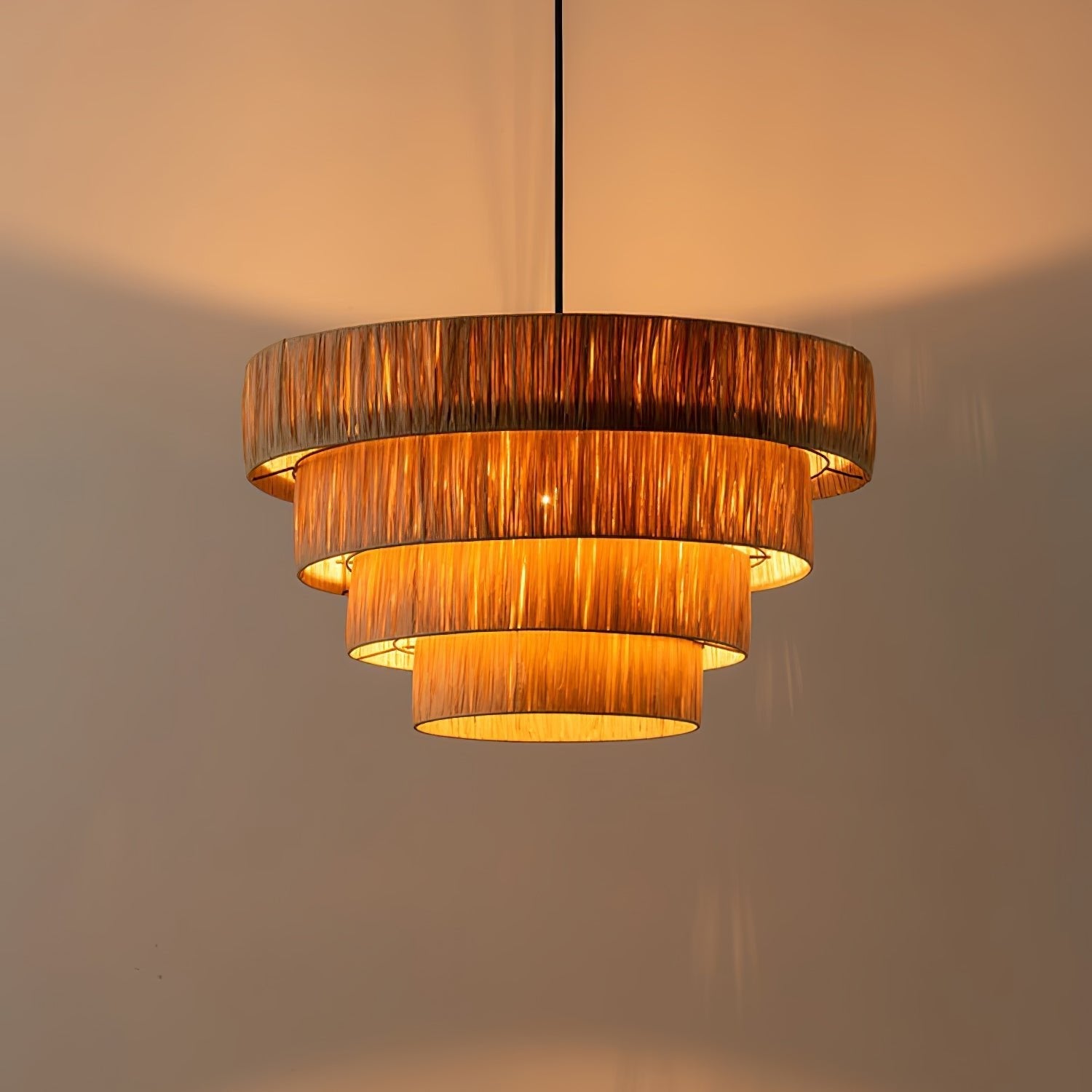 Thyra Straw Traditional Retro Pendant Light-Neutral Decor