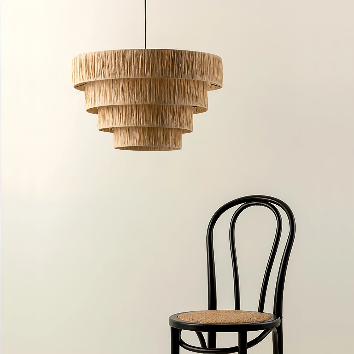 Thyra Straw Traditional Retro Pendant Light-Neutral Decor