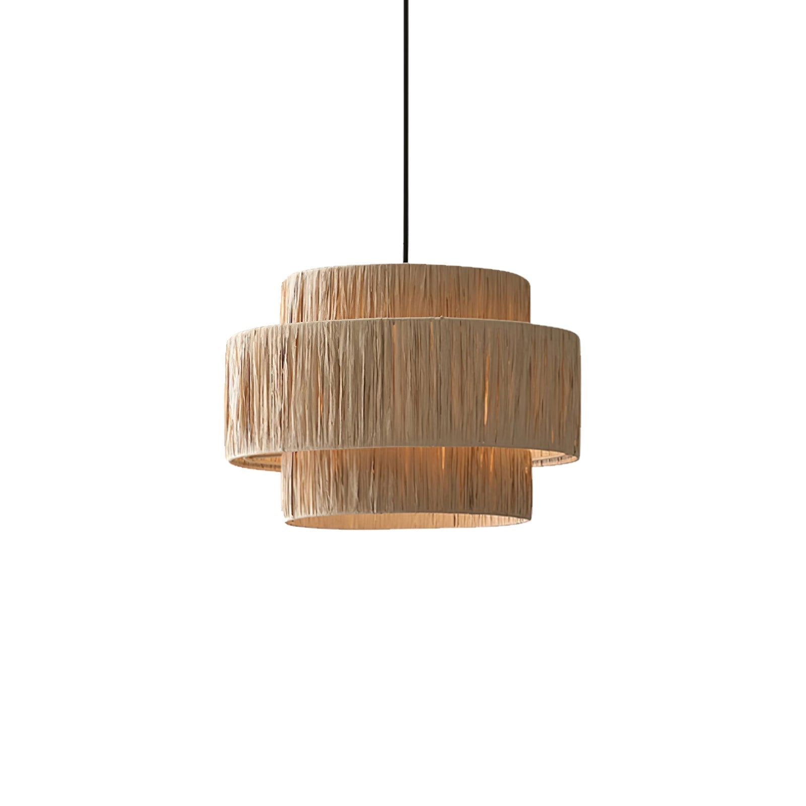 Thyra Straw Traditional Retro Pendant Light-Neutral Decor