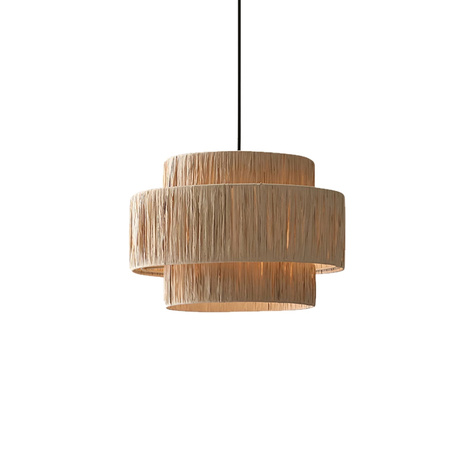 Thyra Straw Traditional Retro Pendant Light-Neutral Decor