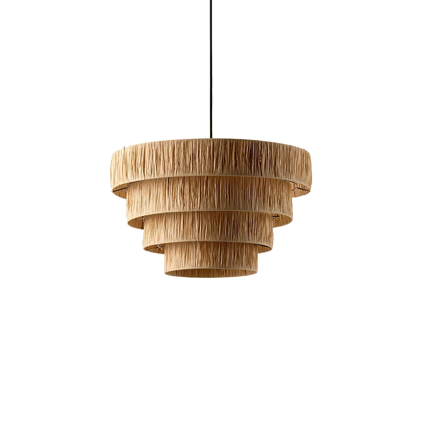 Thyra Straw Traditional Retro Pendant Light-Neutral Decor