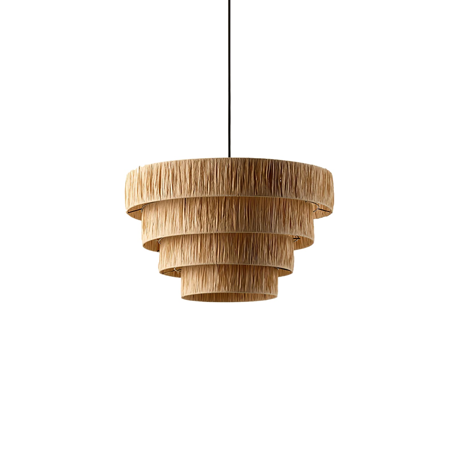 Thyra Straw Traditional Retro Pendant Light-Neutral Decor