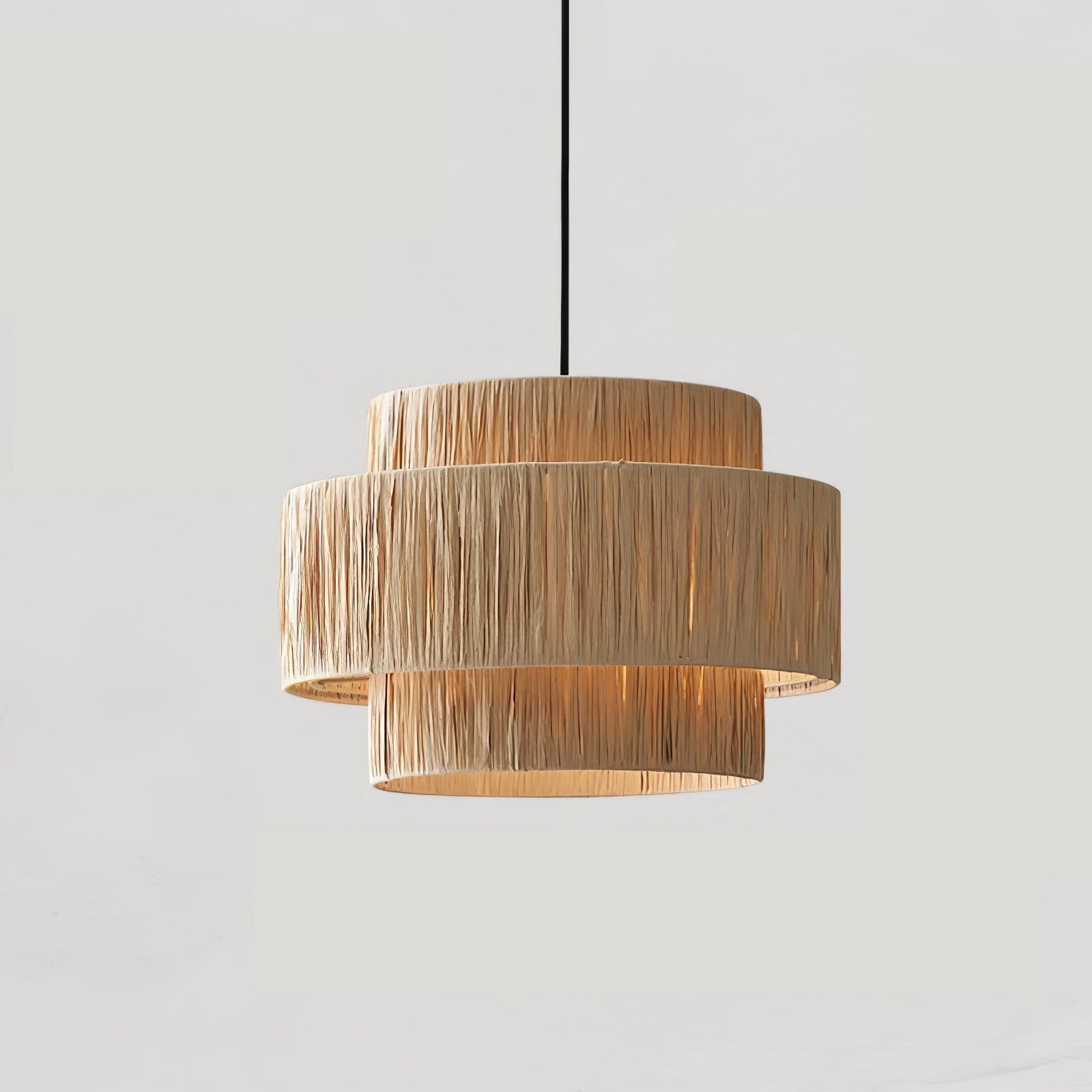 Thyra Straw Traditional Retro Pendant Light-Neutral Decor
