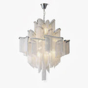 Lustra Pendant Lamp Stream Chain Nickel-Neutral Decor