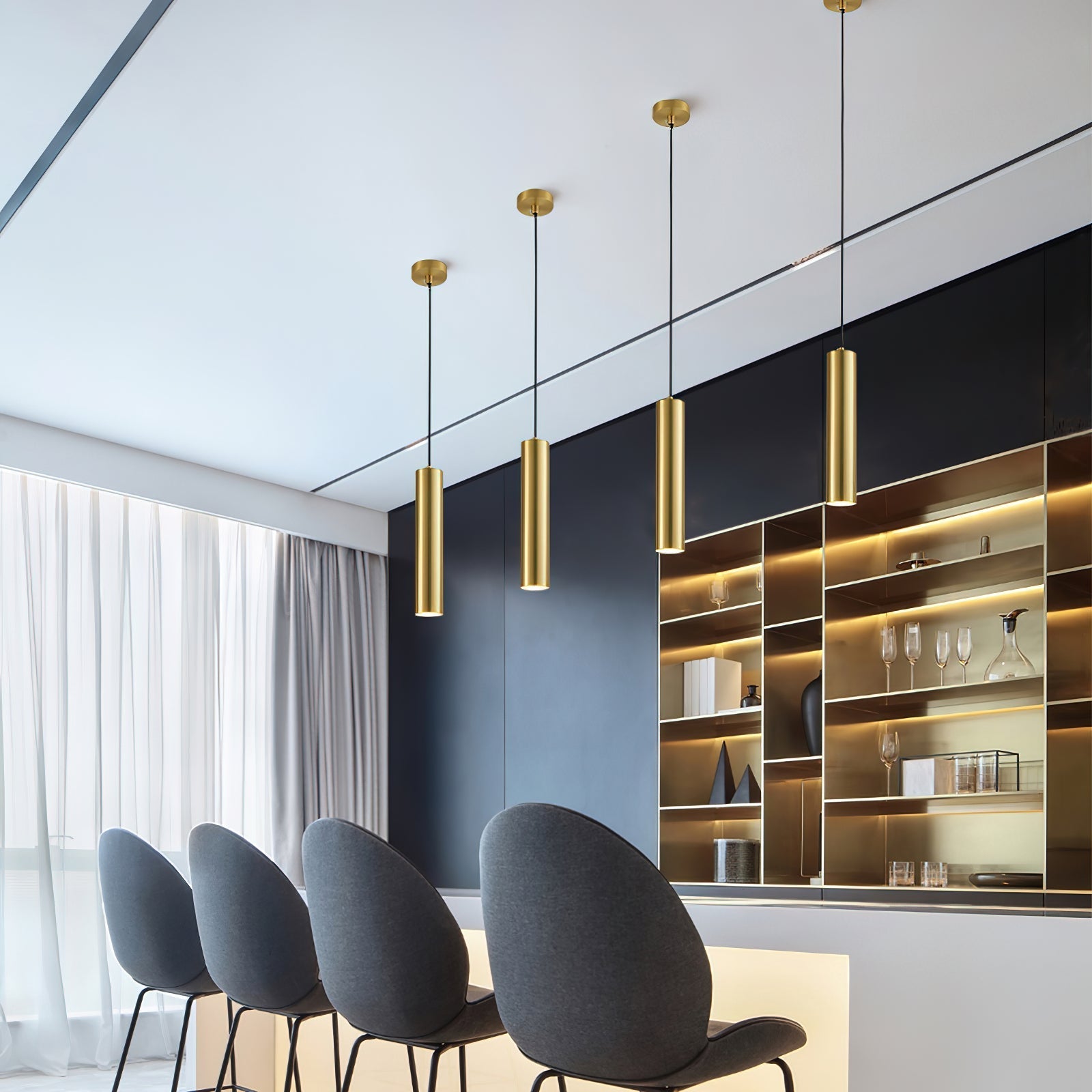 Micah Minimalist Pendant Light-Neutral Decor