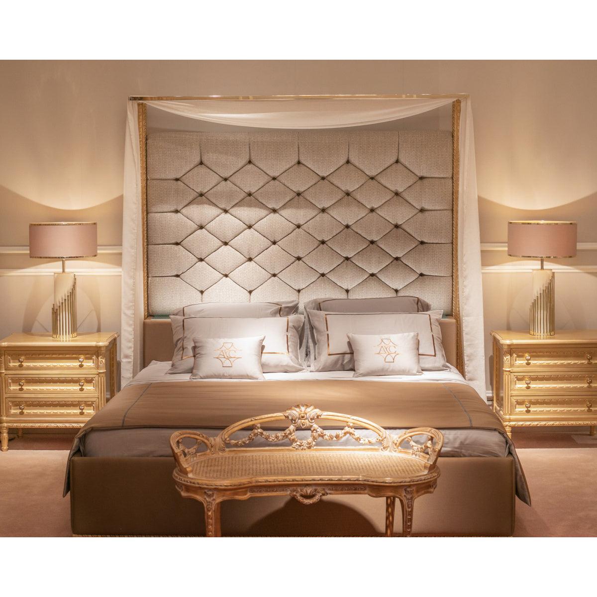 Teldes Marble Fabric Table Lamp-Neutral Decor